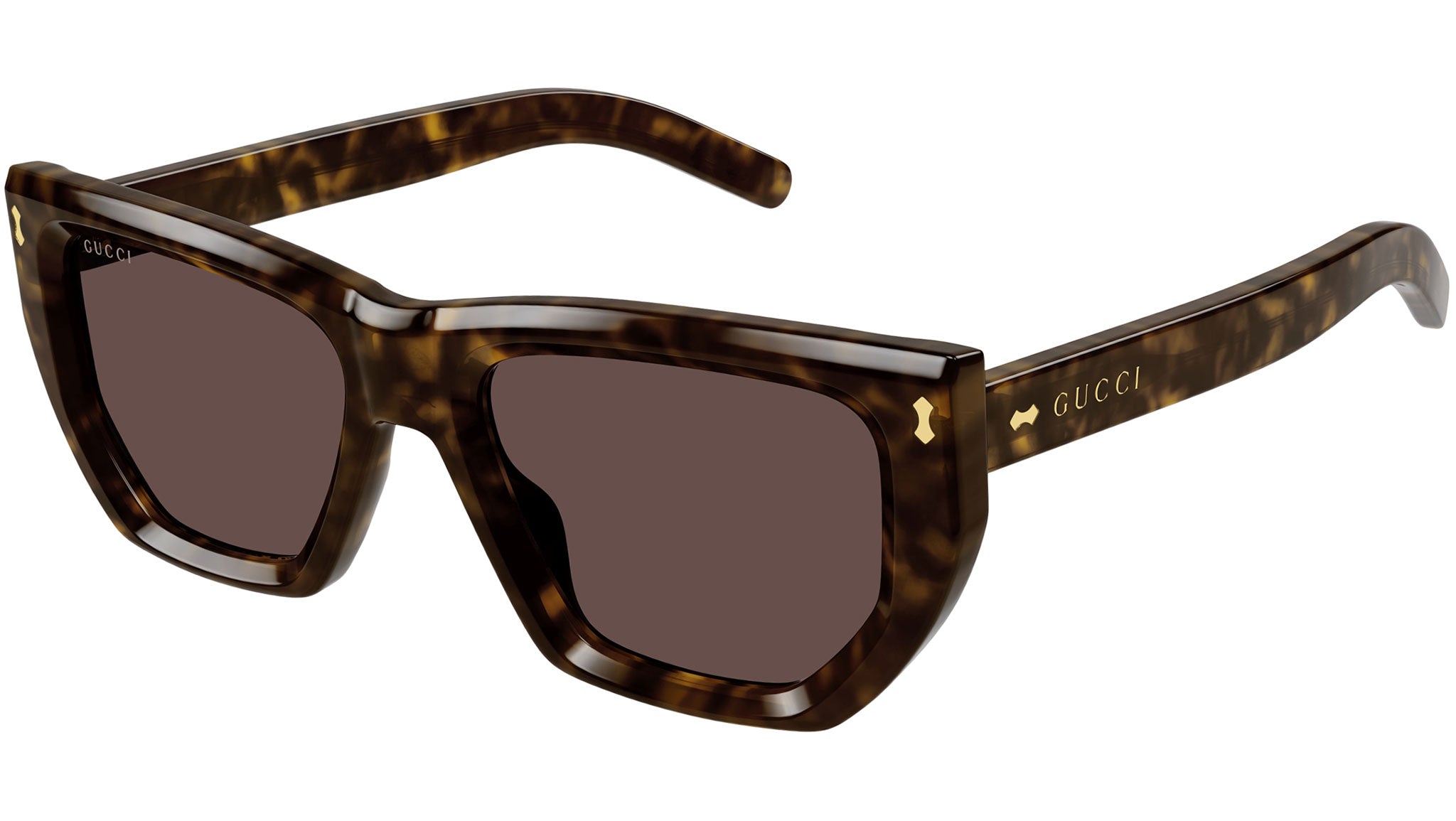 Occhiali da sole GUCCI GG1520S Shiny dark havana
