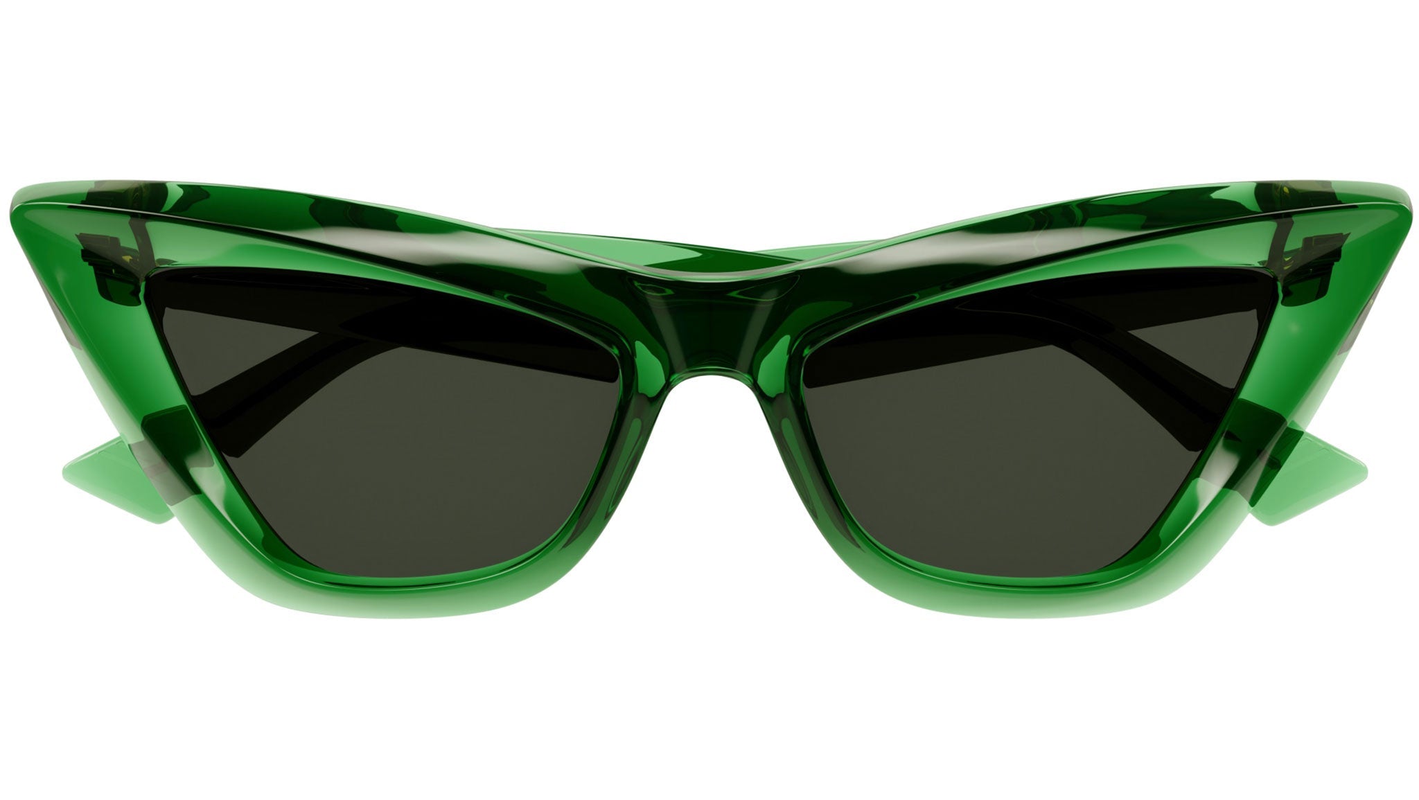 Occhiali da sole BOTTEGA VENETA BV1101S Shiny transparent green