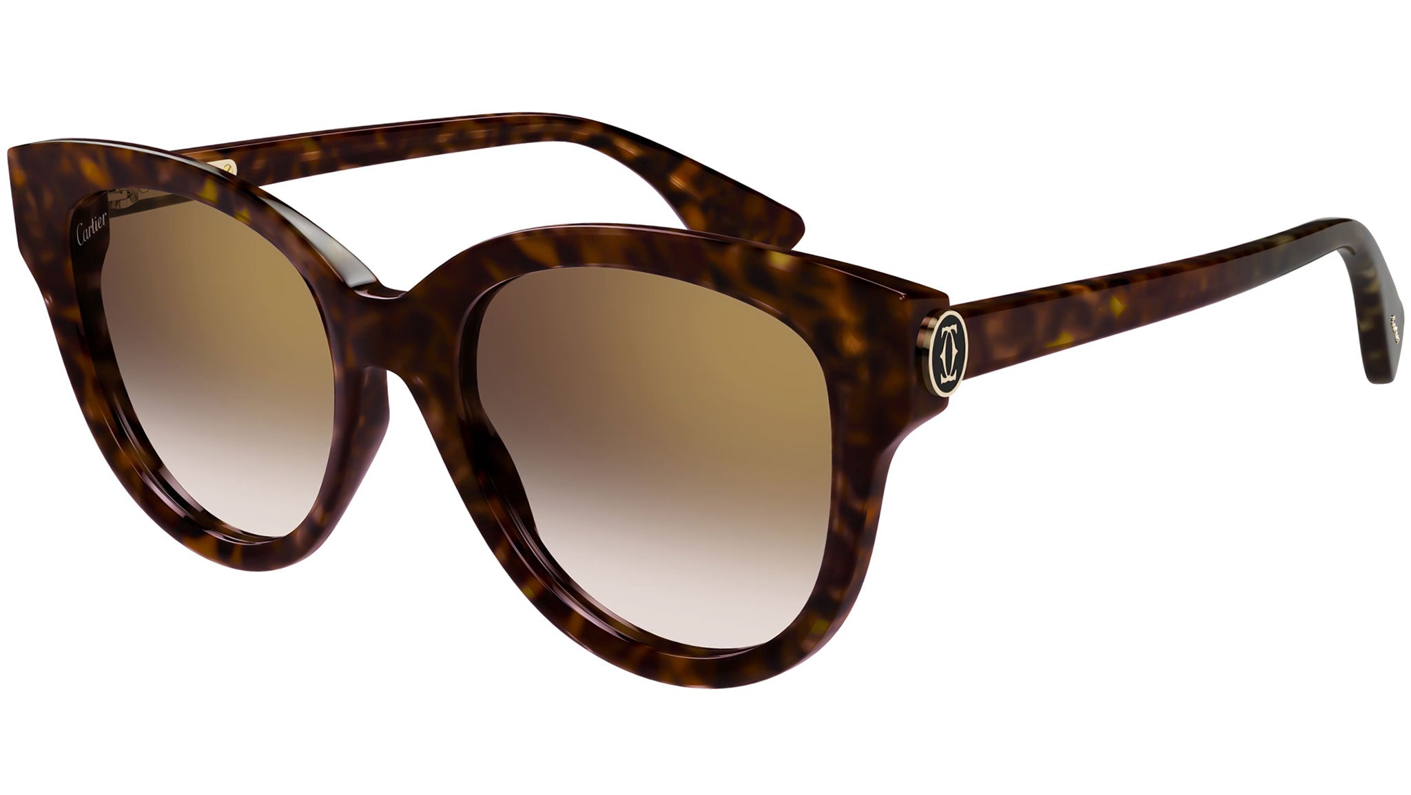 Occhiali da sole CARTIER CT0506S Dark tortoiseshell effect