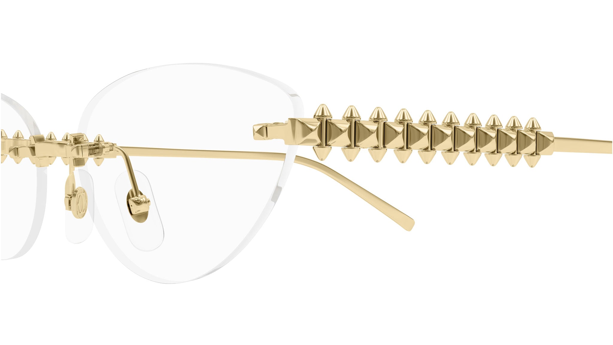 Occhiali da vista CARTIER CT0565O Smooth golden finish
