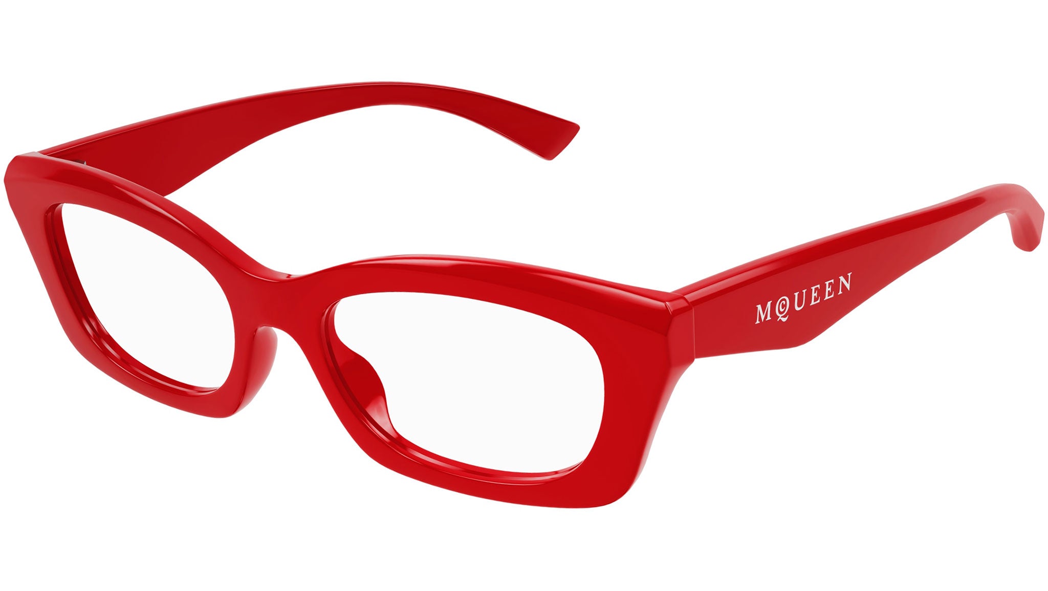 Occhiali da vista ALEXANDER MCQUEEN AM0474O Shiny solid red