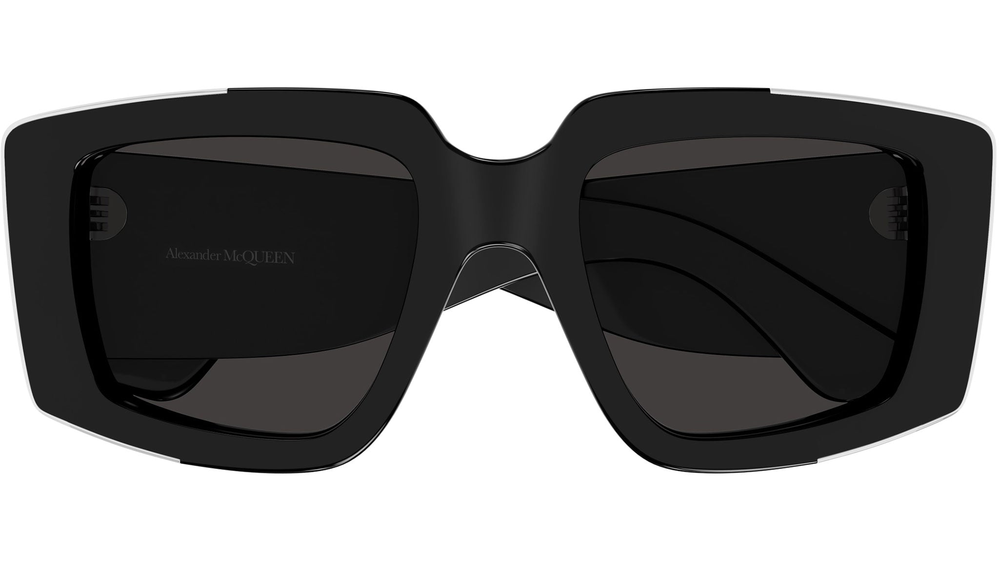 Occhiali da sole ALEXANDER MCQUEEN AM0446S Shiny solid black