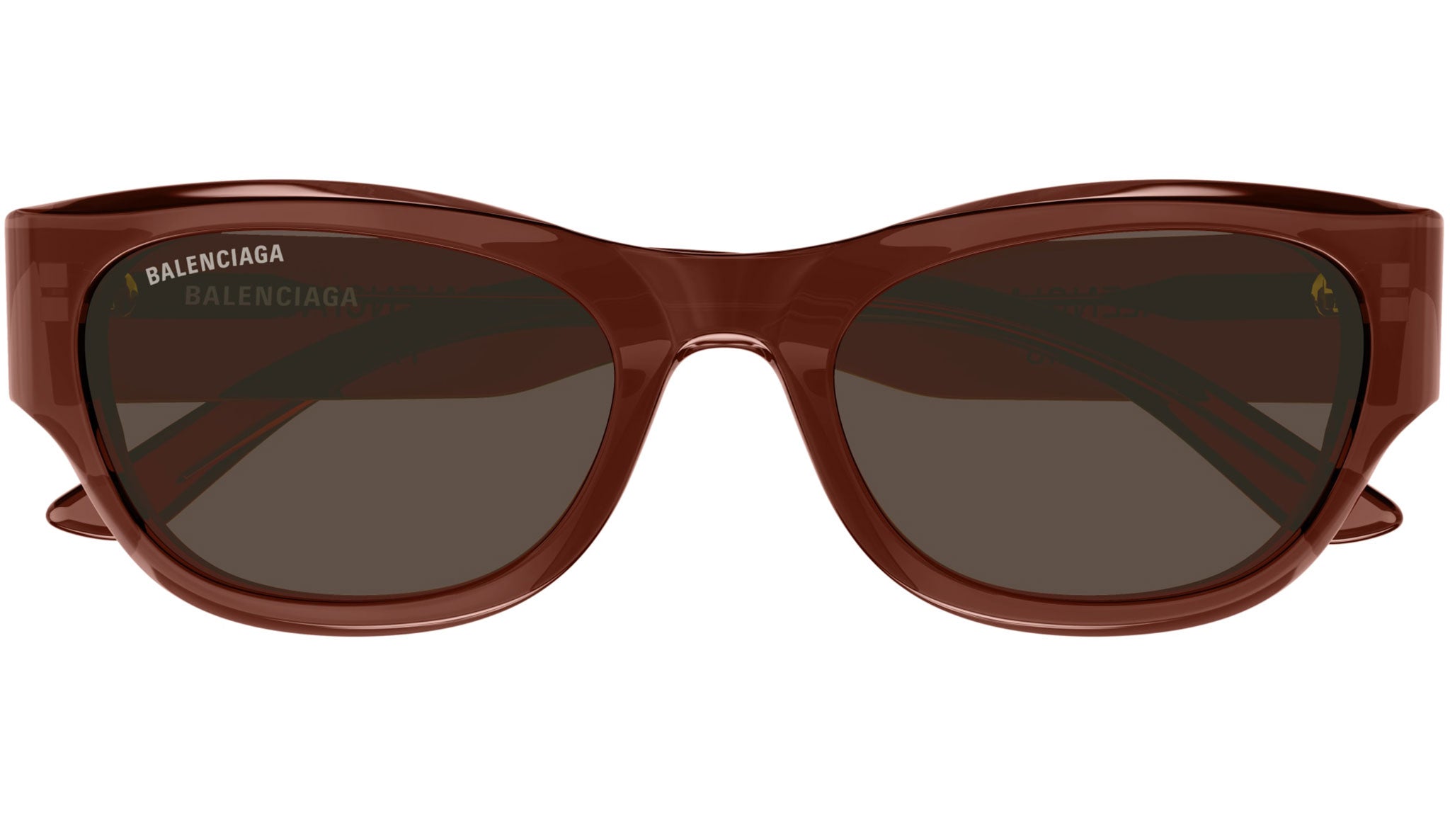 Occhiali da sole BALENCIAGA BB0389SK Shiny transparent warm brown