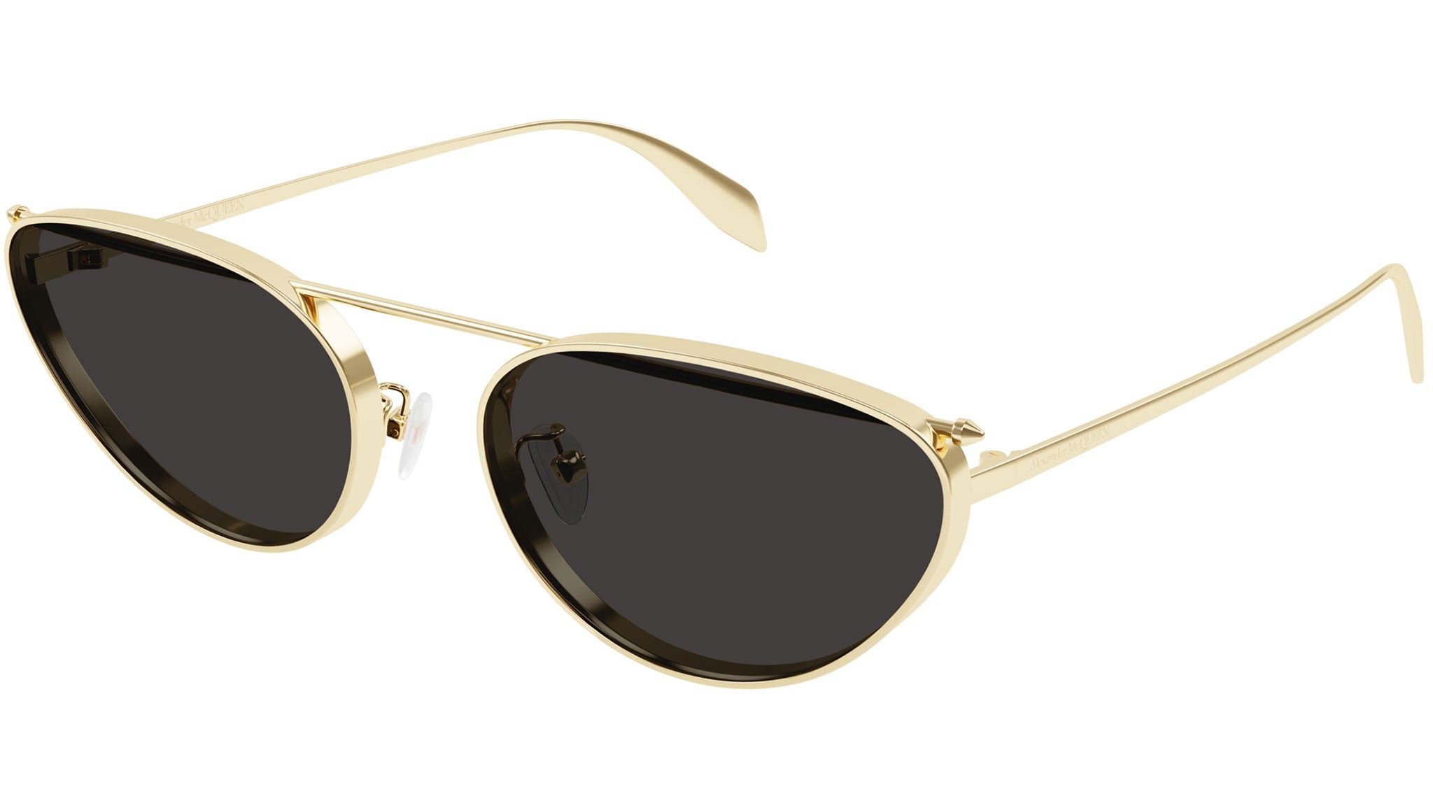 Occhiali da sole ALEXANDER MCQUEEN AM0424S Shiny light gold