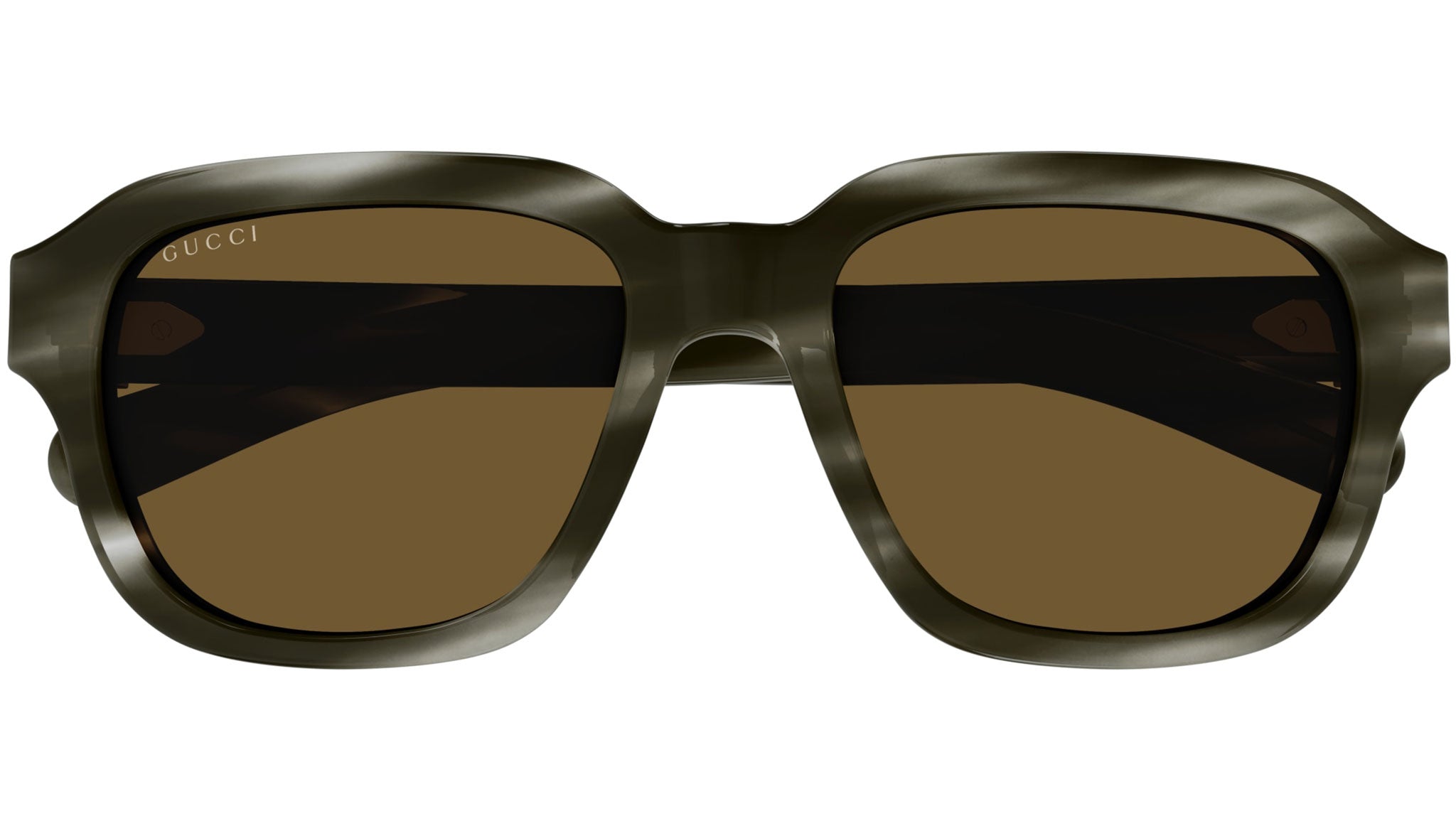Occhiali da sole GUCCI GG1508S Shiny striated gray havana