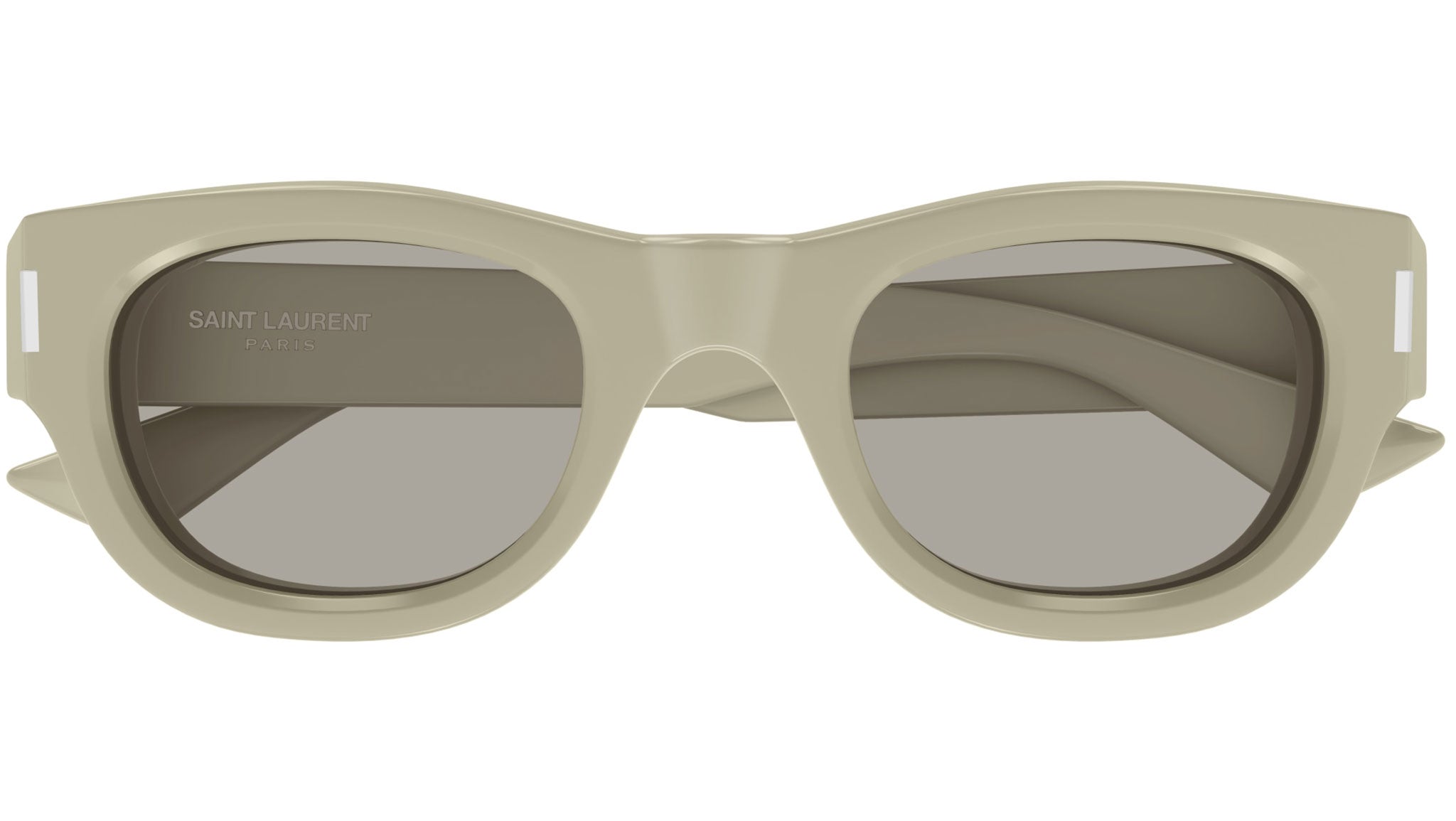 Occhiali da sole SAINT LAURENT SL761 Shiny solid light kaki