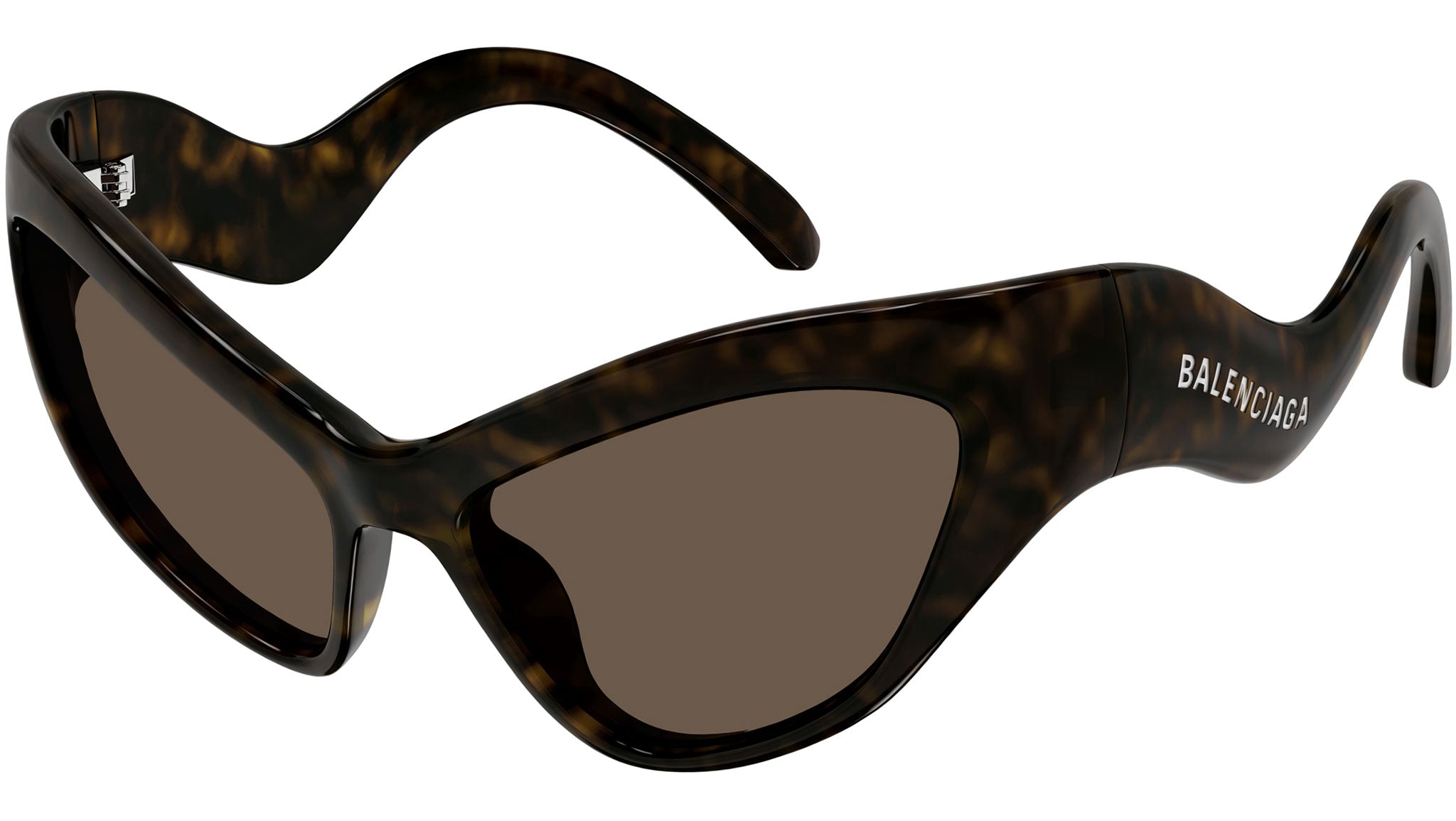 Occhiali da sole BALENCIAGA BB0319S Shiny dark havana