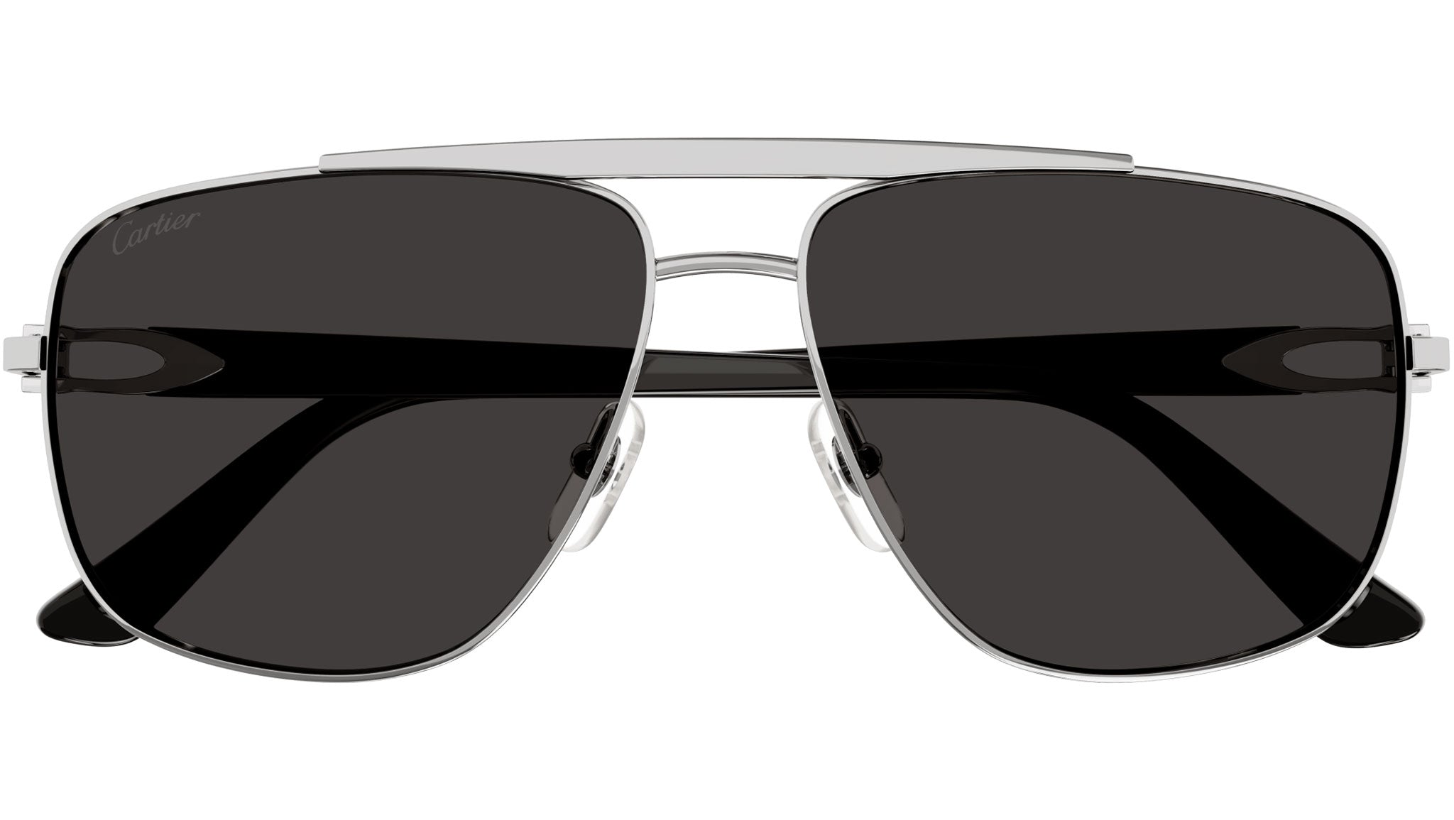 Occhiali da sole CARTIER CT0365S Smooth platinum finish