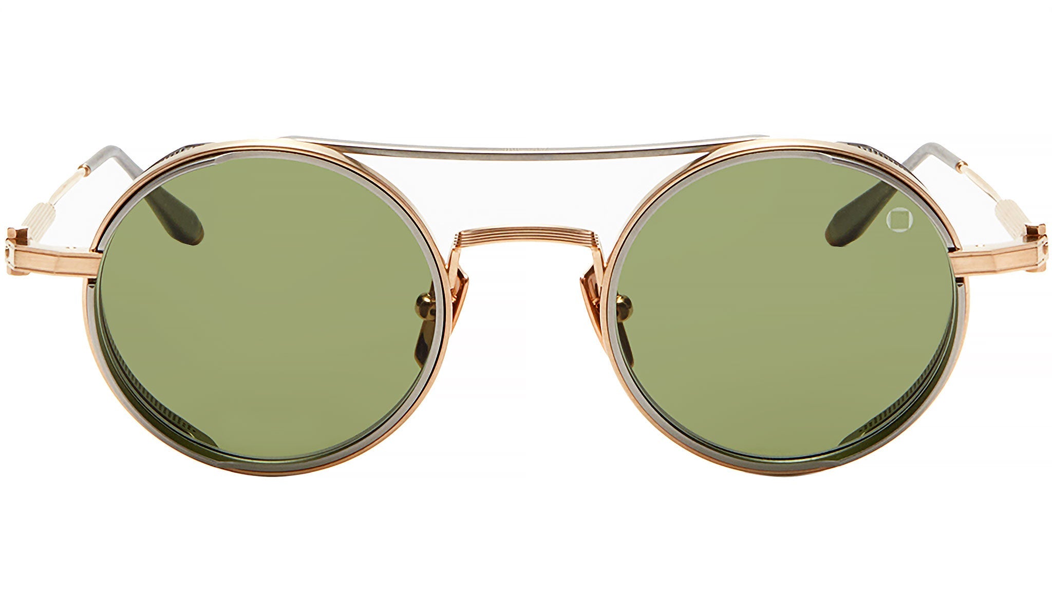 Occhiali AKONI Eris Brushed white gold matte black palladium