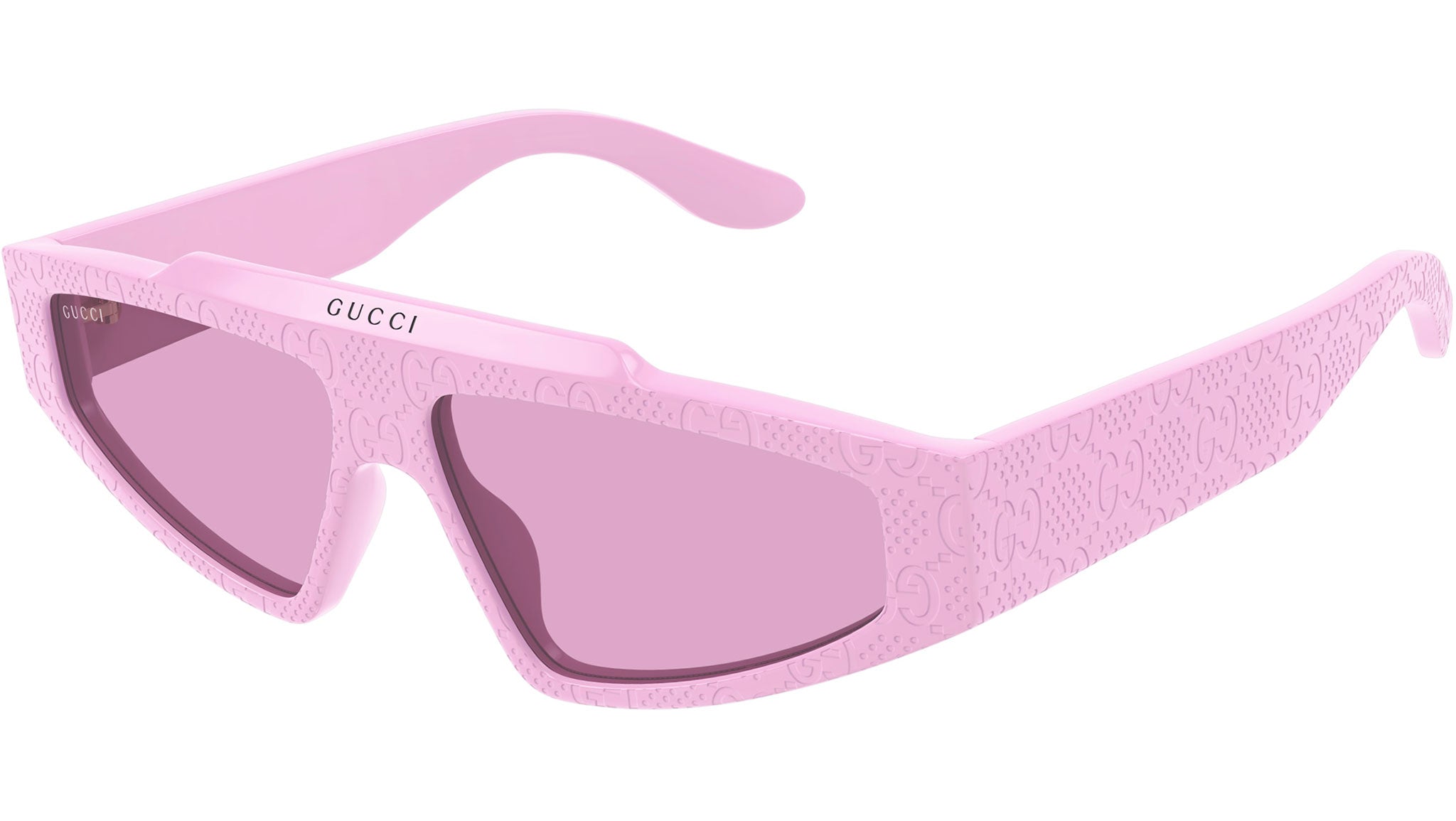 Occhiali da sole GUCCI GG1591S Shiny solid pink with guccissima laser pattern