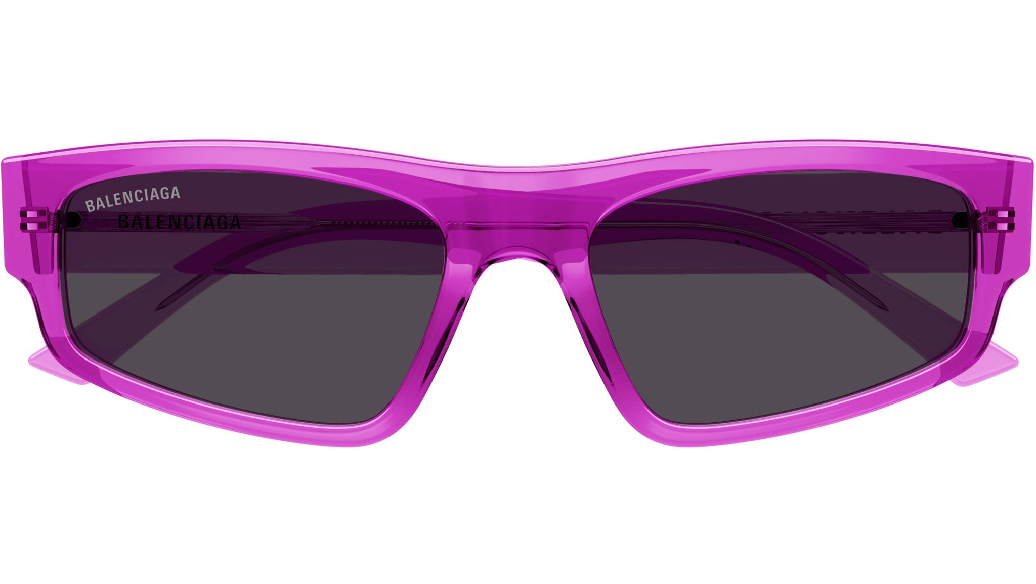 Occhiali da sole BALENCIAGA BB0305S Shiny transparent fuchsia