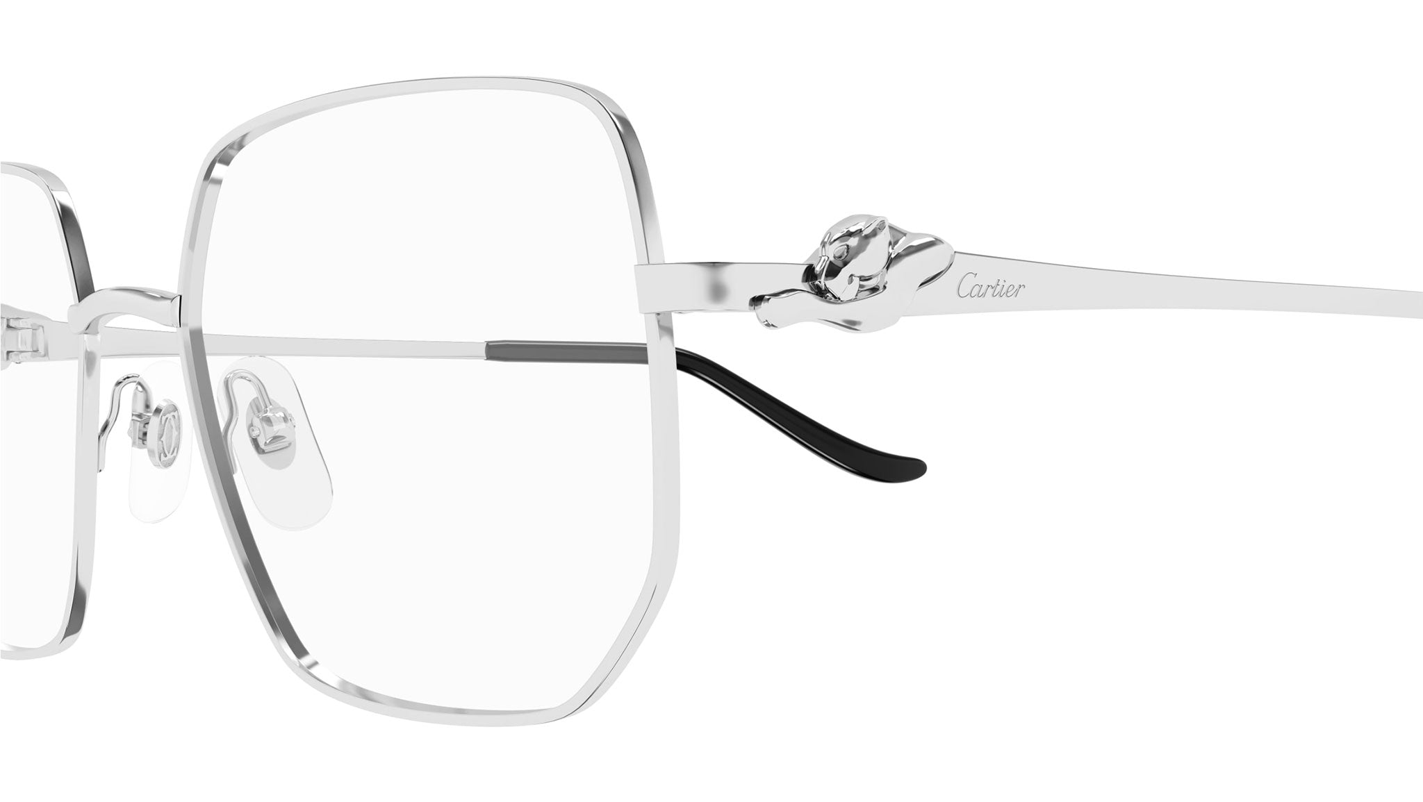 Occhiali da vista CARTIER CT0568O Smooth platinum finish