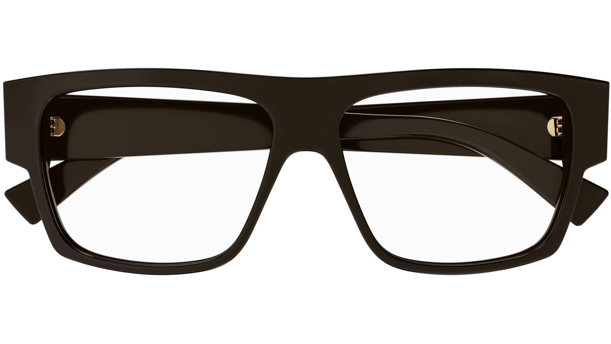 Occhiali da vista BOTTEGA VENETA BV1290O Shiny solid fondant brown