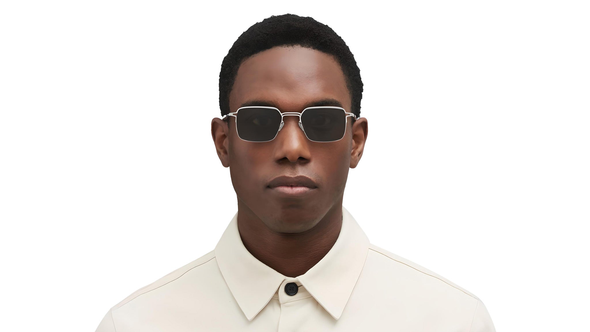 Occhiali da sole MYKITA ALCOTT Shiny silver