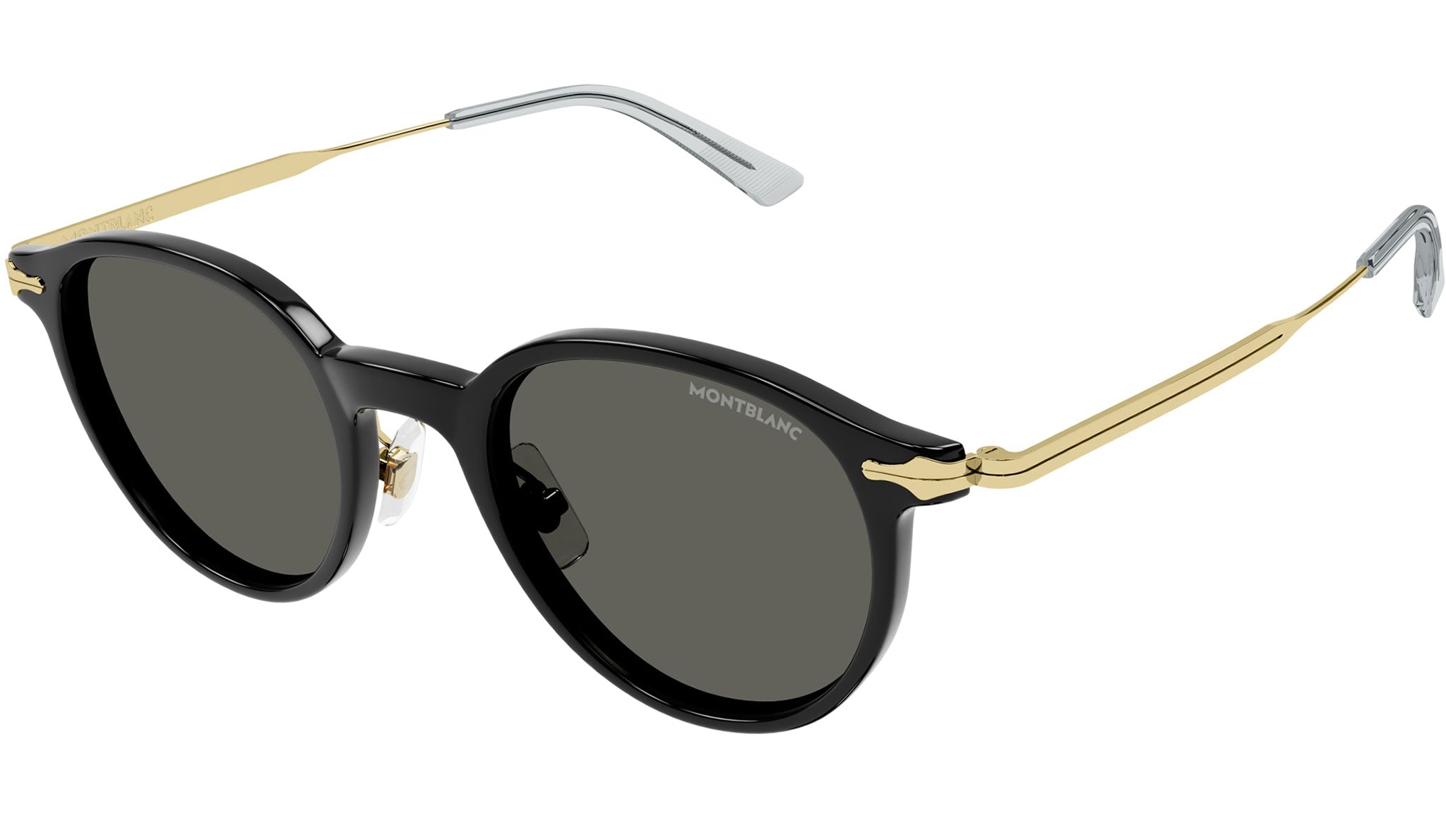 Occhiali da sole MONTBLANC MB0362S Shiny solid black