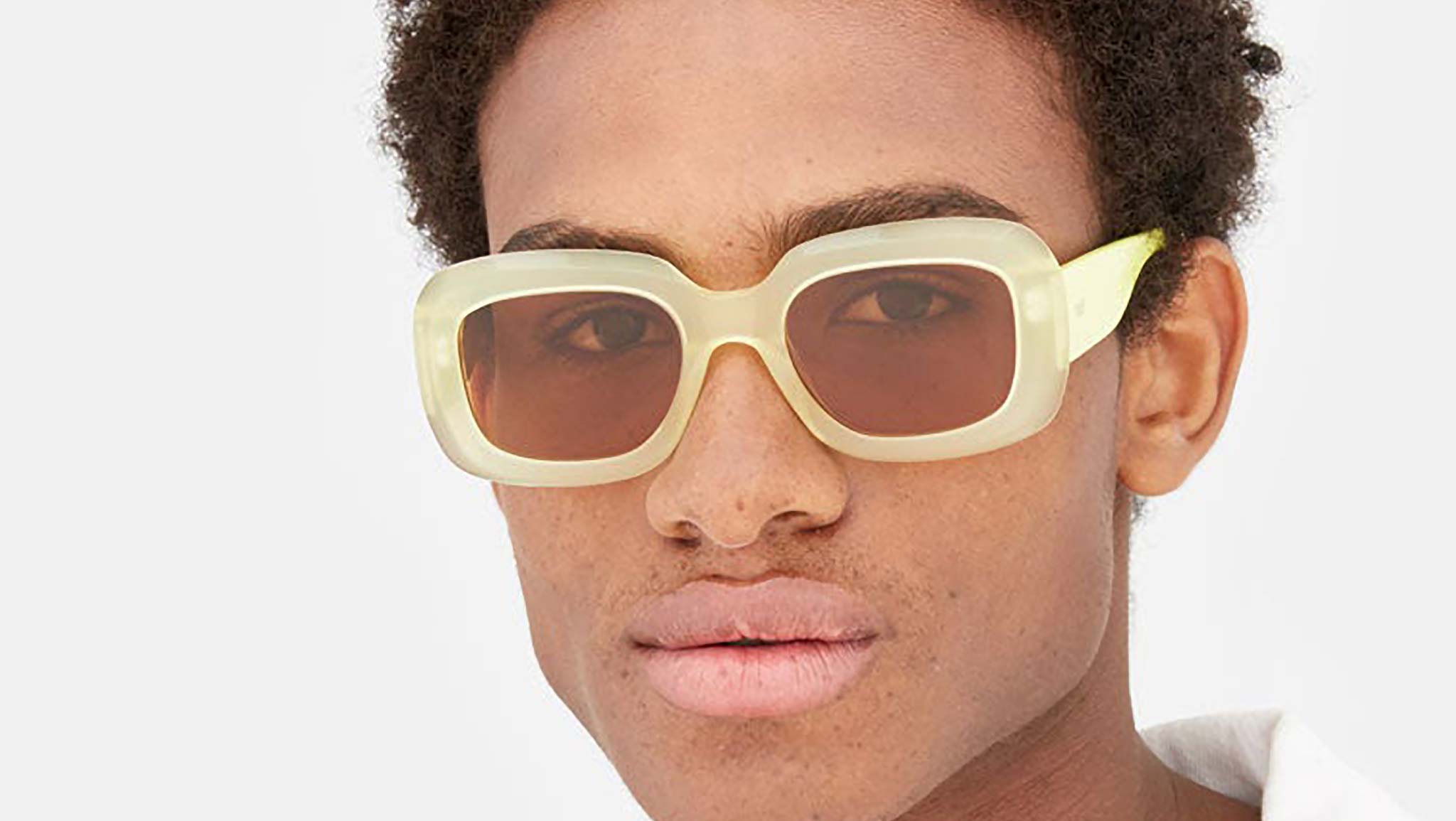 Occhiali RETROSUPERFUTURE Virgo Tone on tone yellow opaline