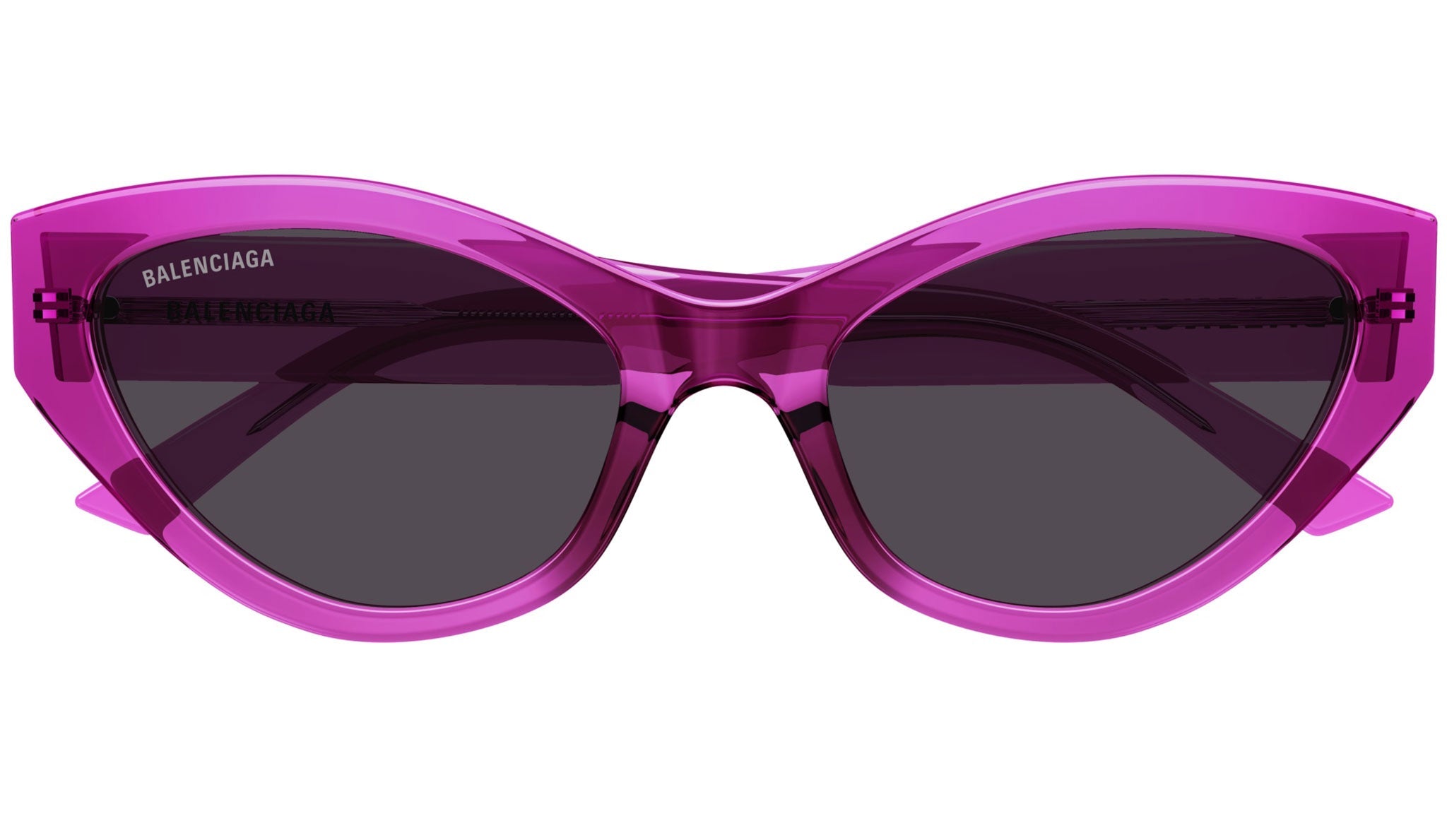 Occhiali da sole BALENCIAGA BB0306S Shiny transparent fuchsia