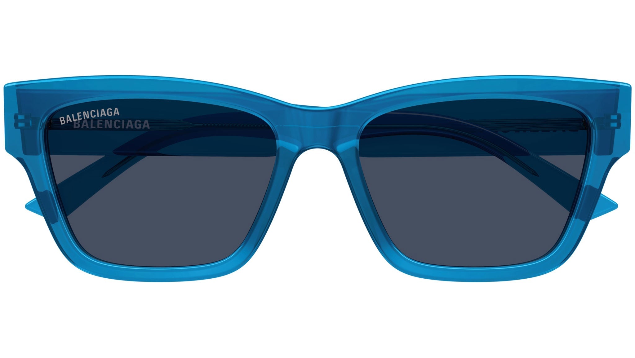 Occhiali da sole BALENCIAGA BB0307SA Shiny transparent blue