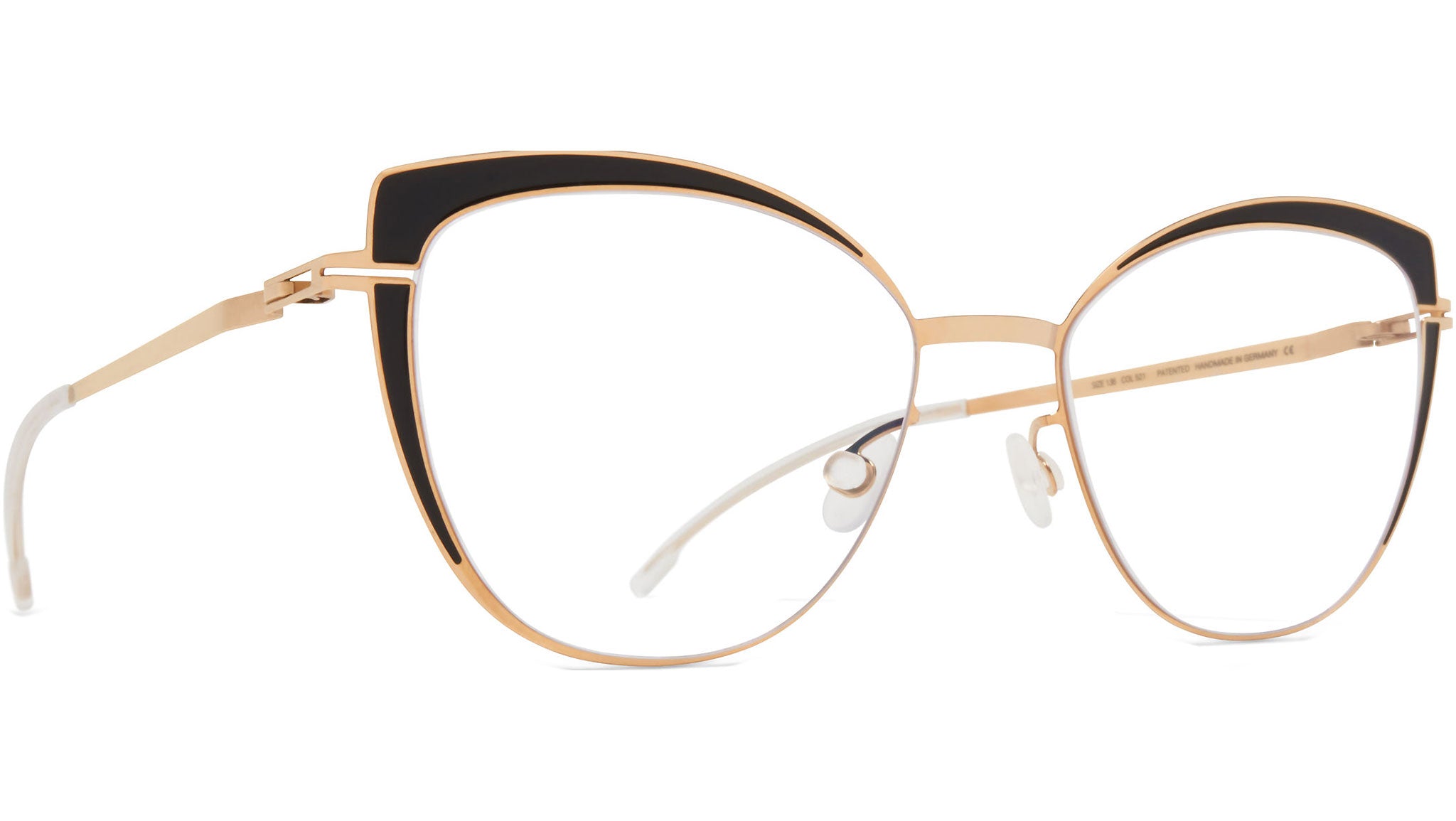 Occhiali MYKITA KELSEY Champagne gold jet black