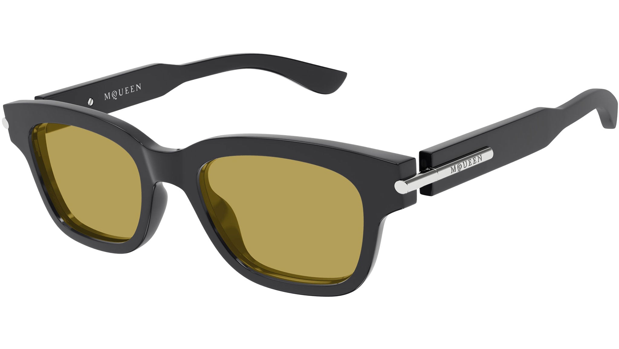 Occhiali da sole ALEXANDER MCQUEEN AM0497S Shiny solid grey