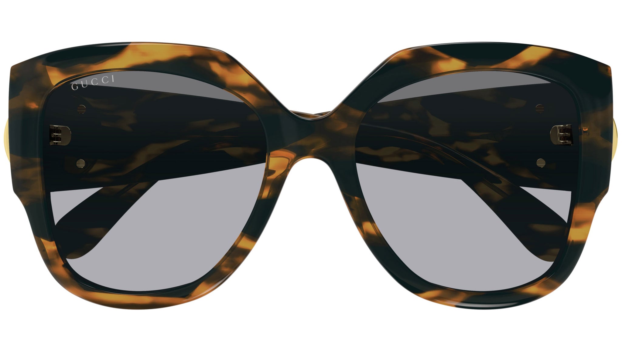 Occhiali da sole GUCCI GG1407S Shiny dark havana with black big spots