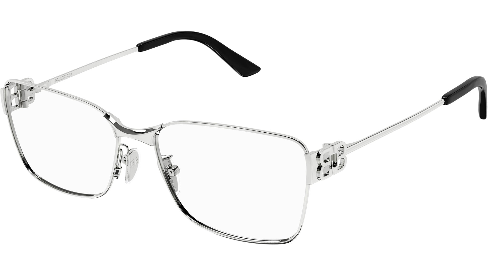 Occhiali da vista BALENCIAGA BB0375OA Shiny silver