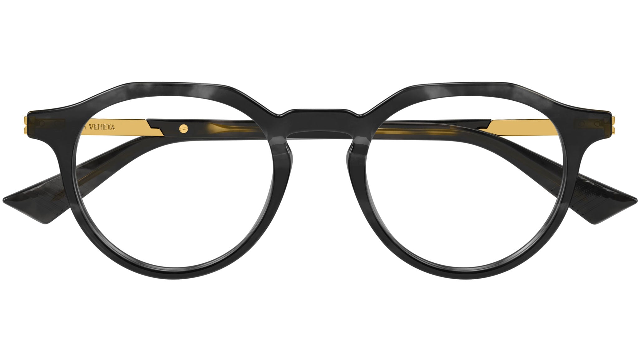 Occhiali da vista BOTTEGA VENETA BV1263O Shiny flamed black havana