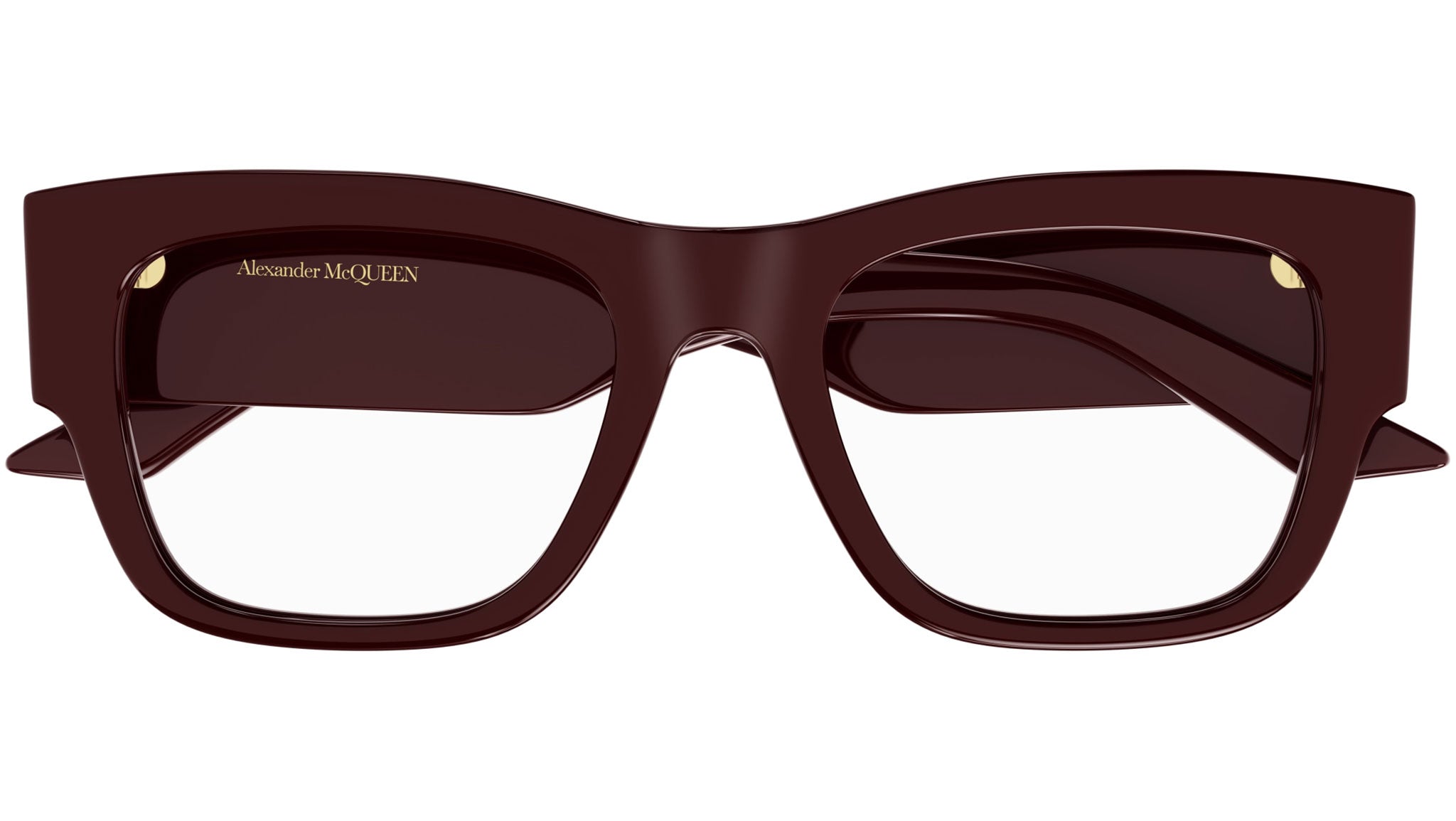 Occhiali da vista ALEXANDER MCQUEEN AM0436O Shiny solid burgundy