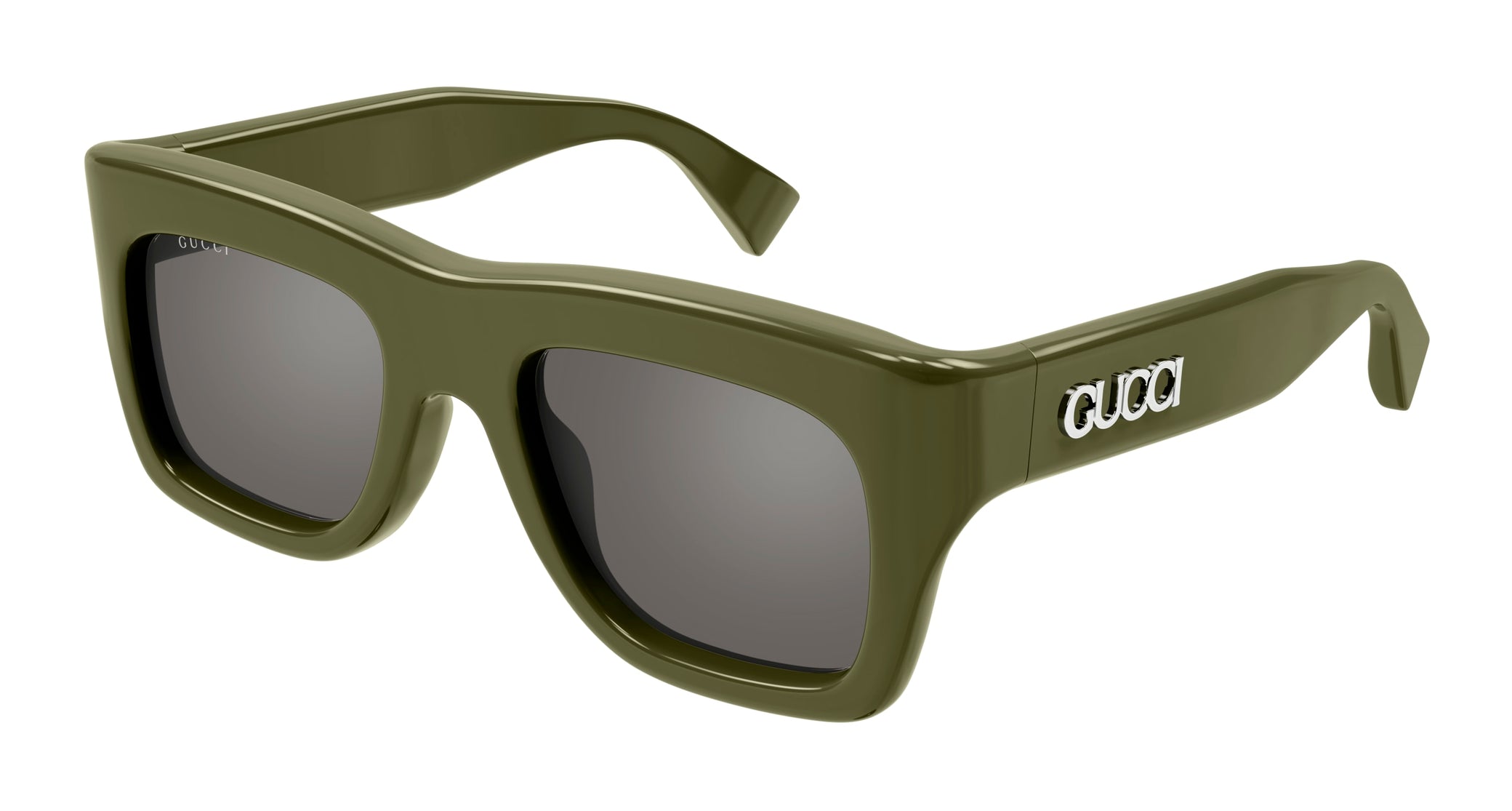 Occhiali da sole GUCCI GG1811S Shiny solid olive green