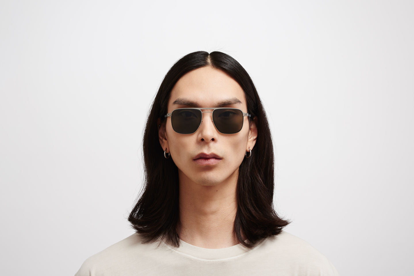 Occhiali da sole MYKITA ELI Matte Silver Black