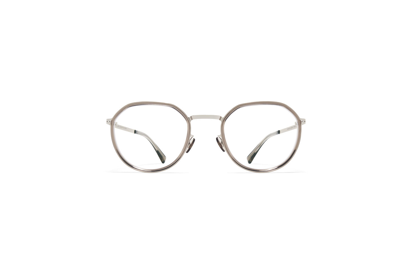 Occhiali da vista MYKITA JUSTUS Shiny Silver Clear Ash