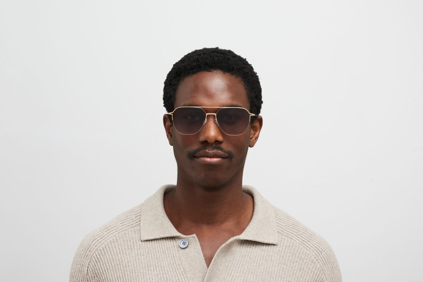 Occhiali da sole MYKITA AMOS Champagne Gold