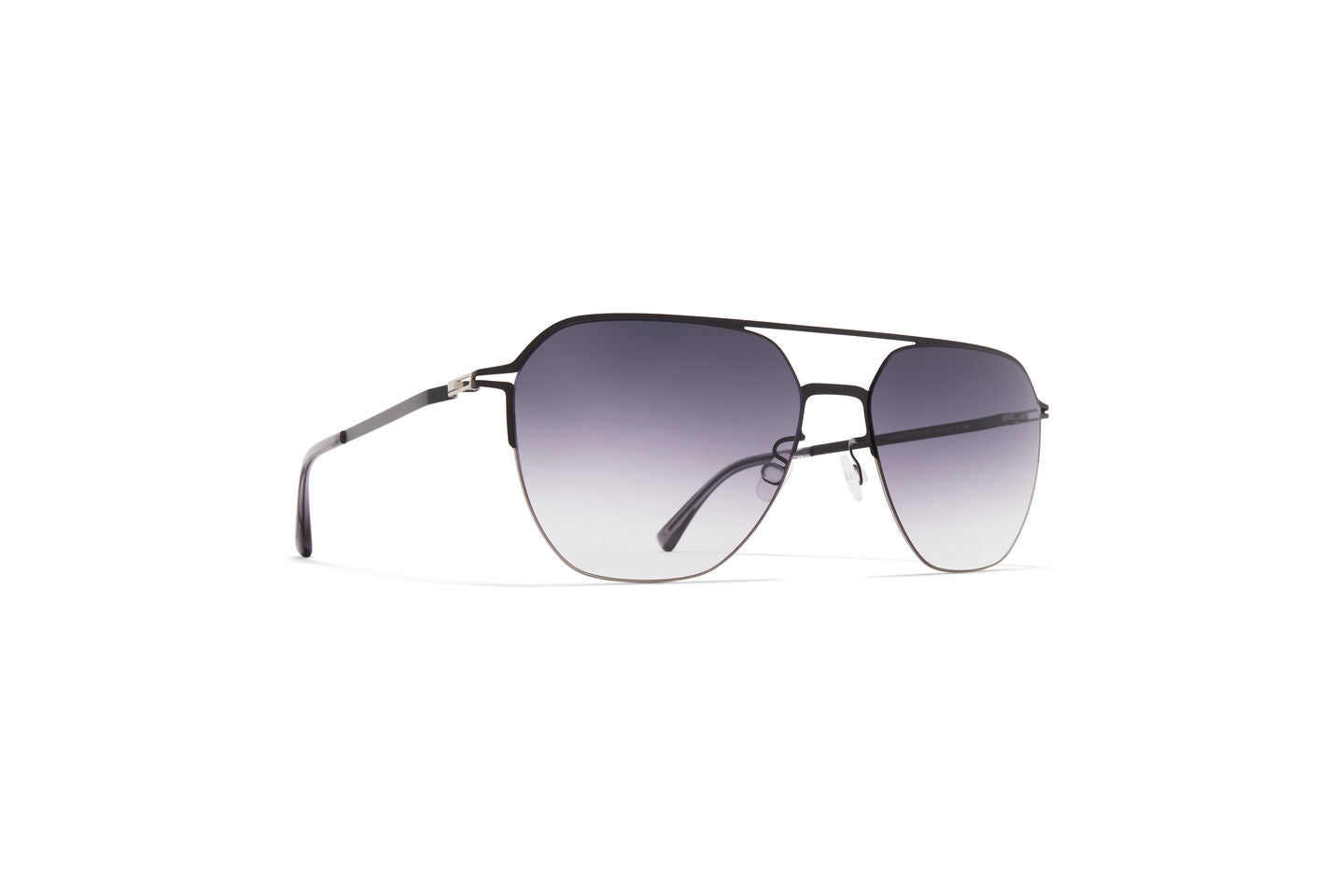 Occhiali da sole MYKITA AMOS Shiny Silver Jet Black