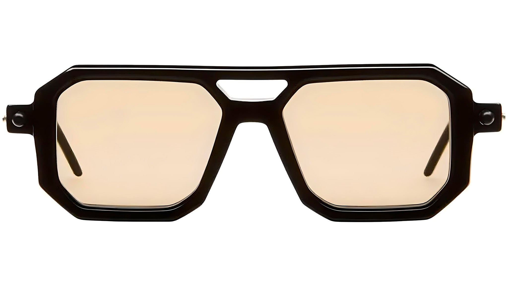 Occhiali da sole KUBORAUM P8 Black shine ivory black shine