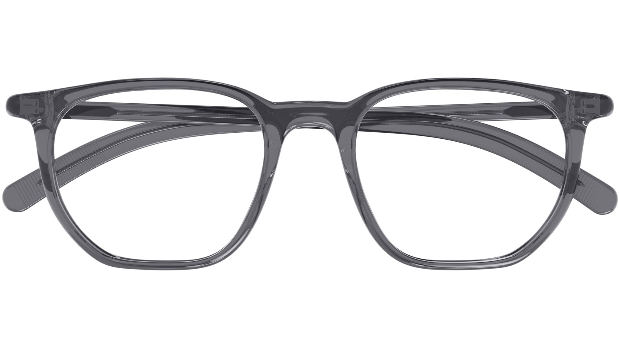 Occhiali da vista MONTBLANC MB0349O Shiny transparent grey