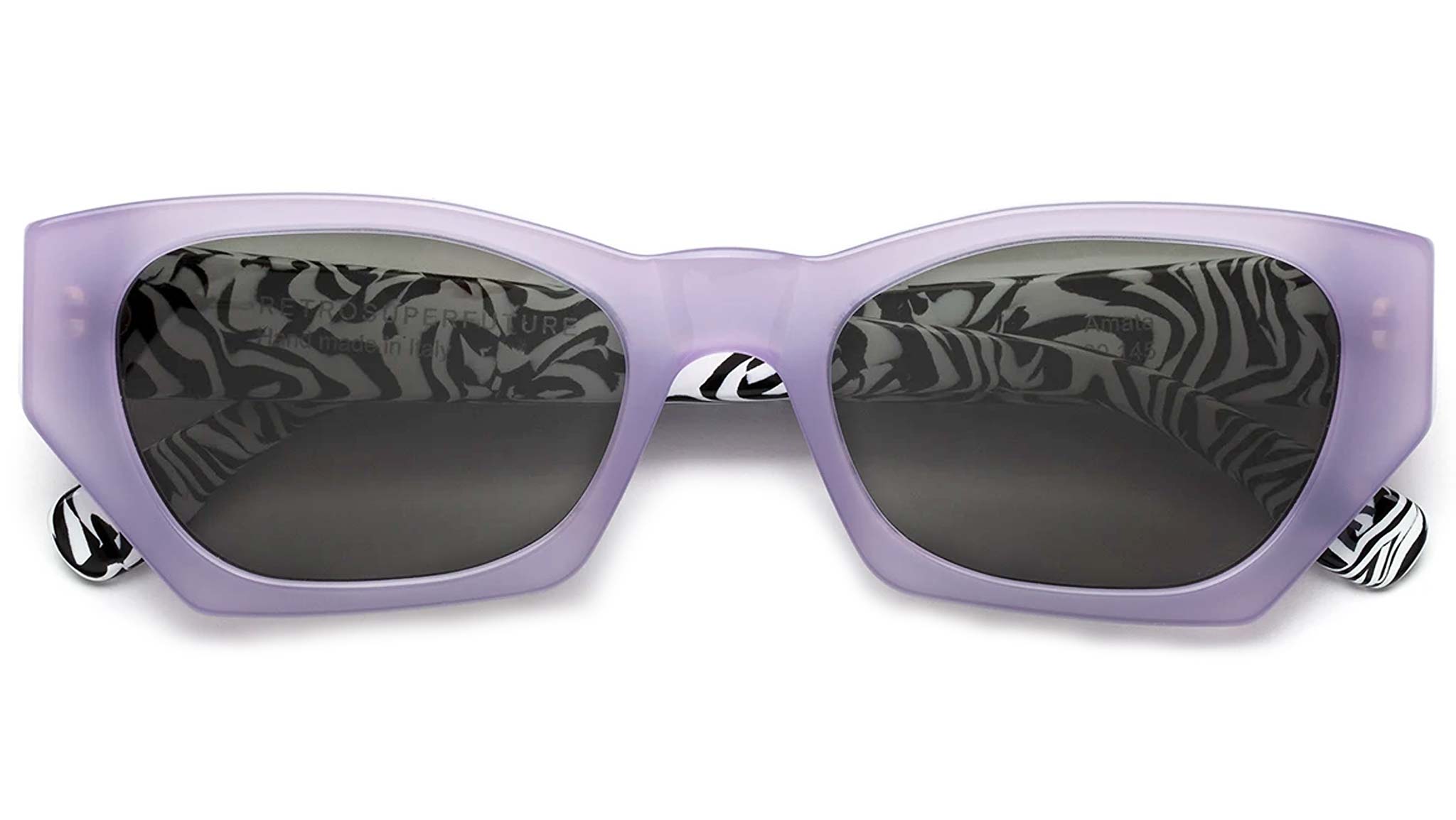 Occhiali RETROSUPERFUTURE Amata Crystal rose and b w pattern
