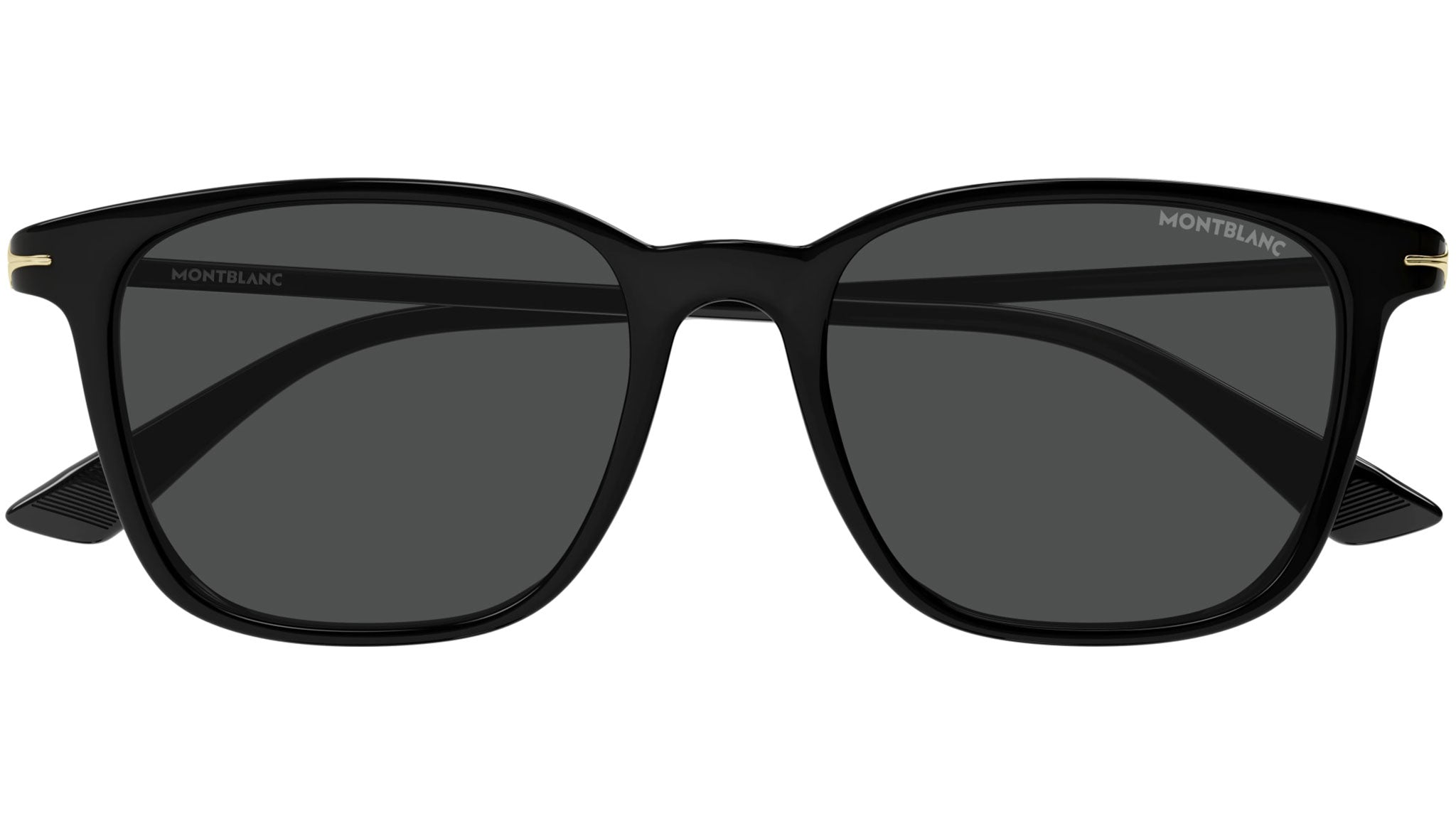 Occhiali da sole MONTBLANC MB0338S Shiny solid black