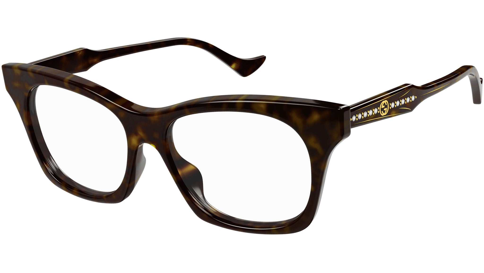 Occhiali da vista GUCCI GG1299O Shiny dark havana