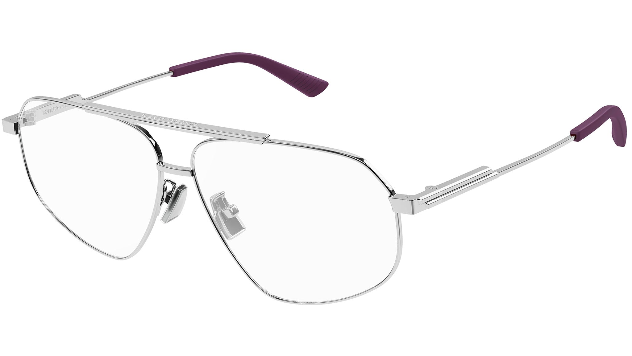 Occhiali da vista BOTTEGA VENETA BV1196O Shiny silver