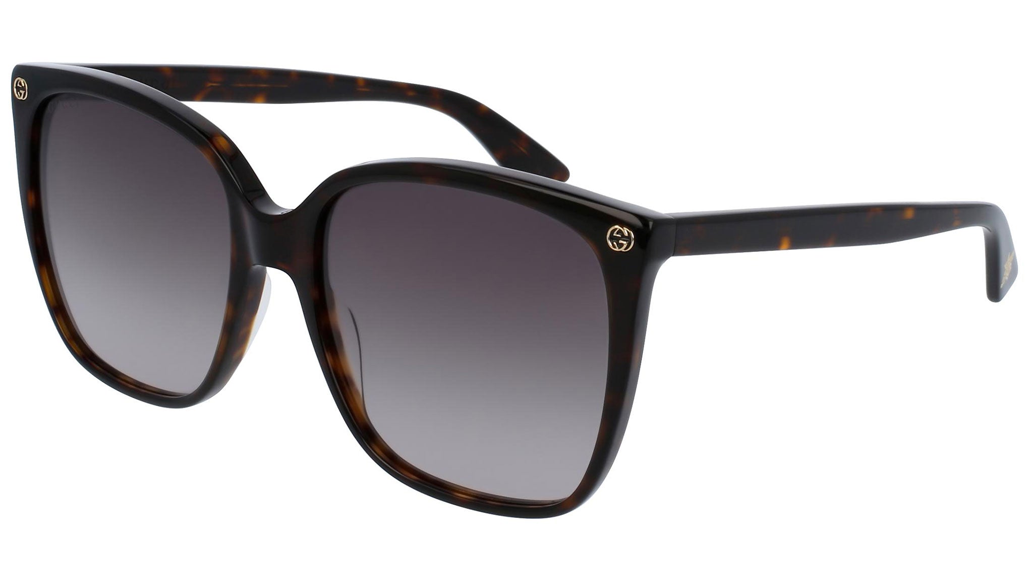 Occhiali da sole GUCCI GG0022S Shiny dark havana