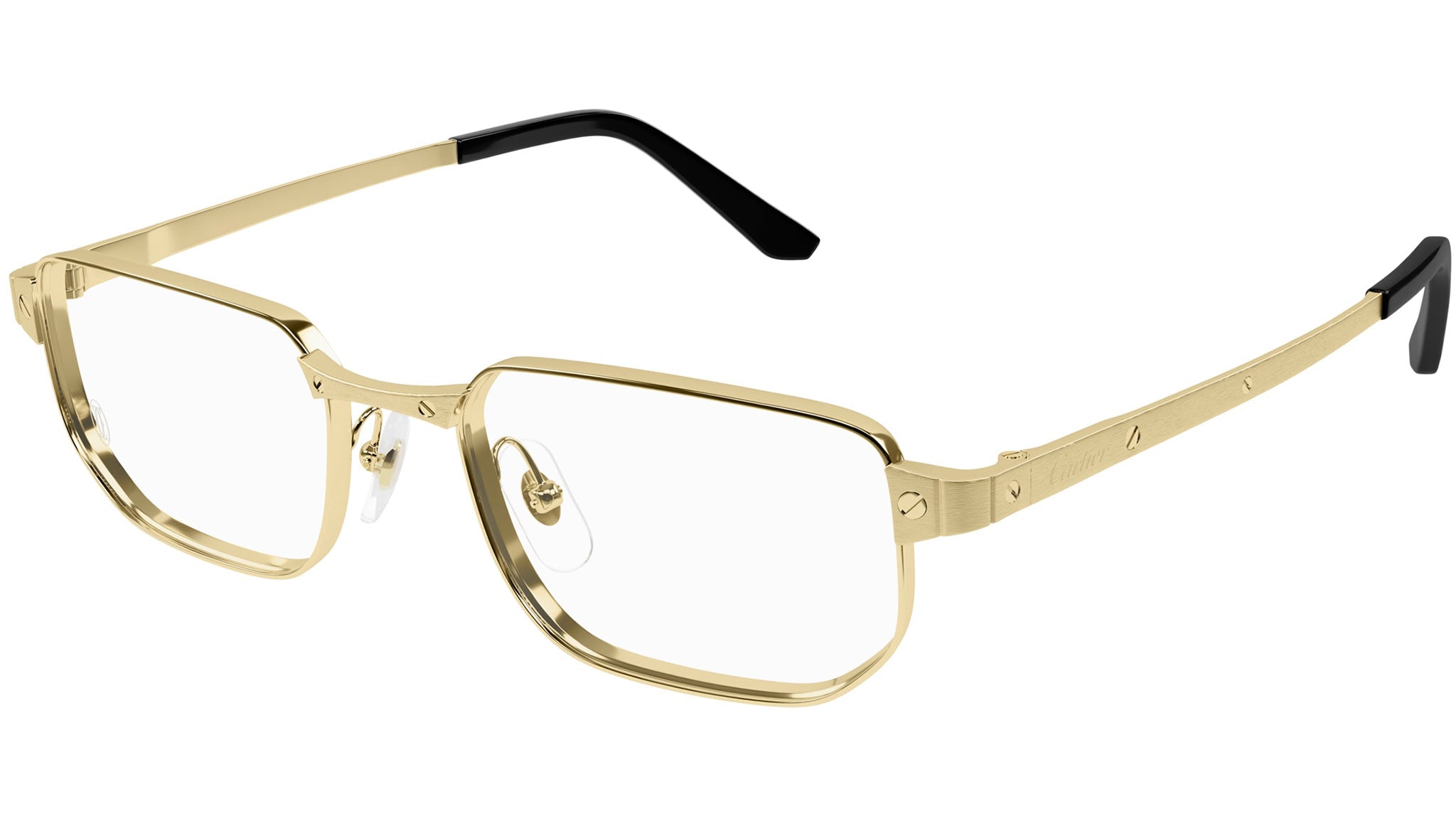 Occhiali da vista CARTIER CT0481O Smooth brushed golden finish