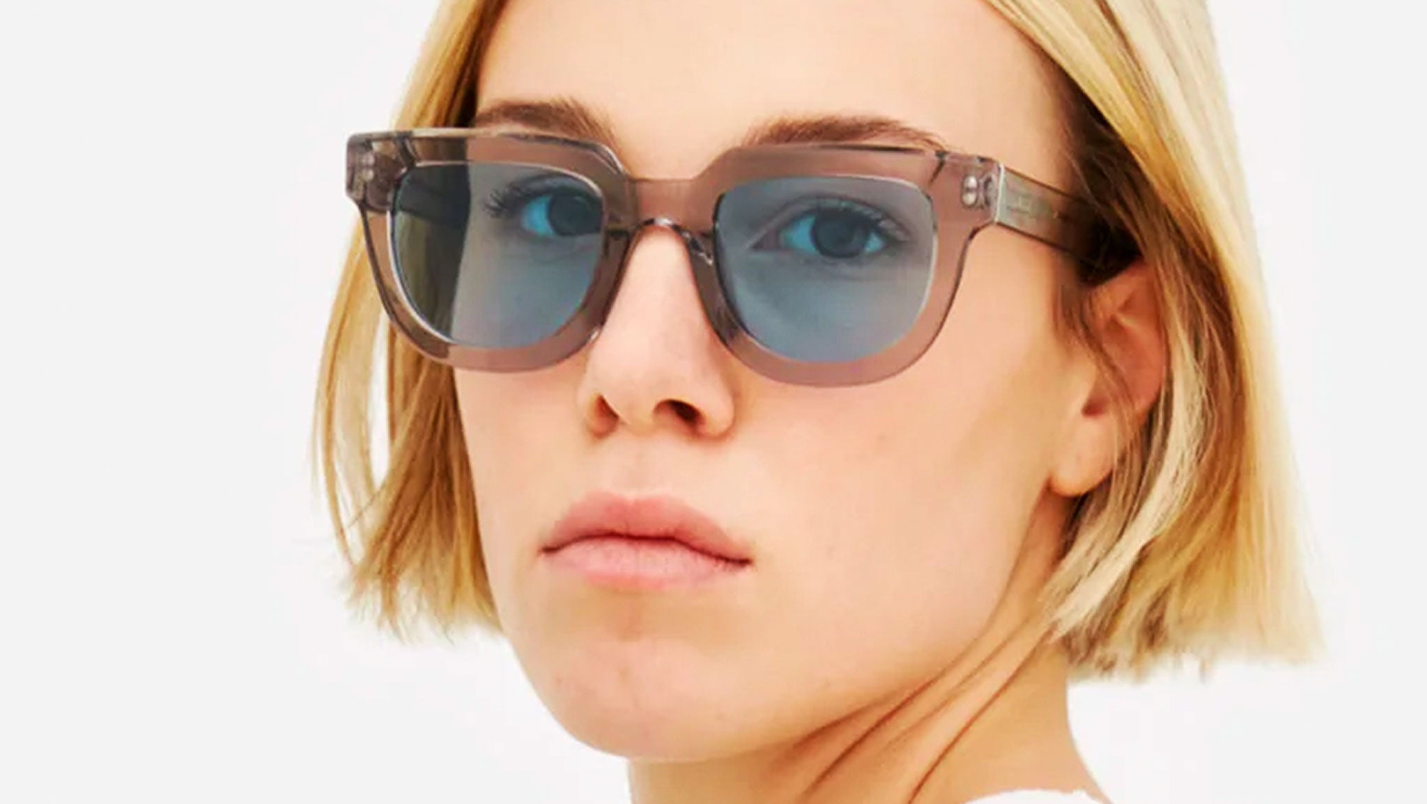 Occhiali RETROSUPERFUTURE Serio Crystal grey
