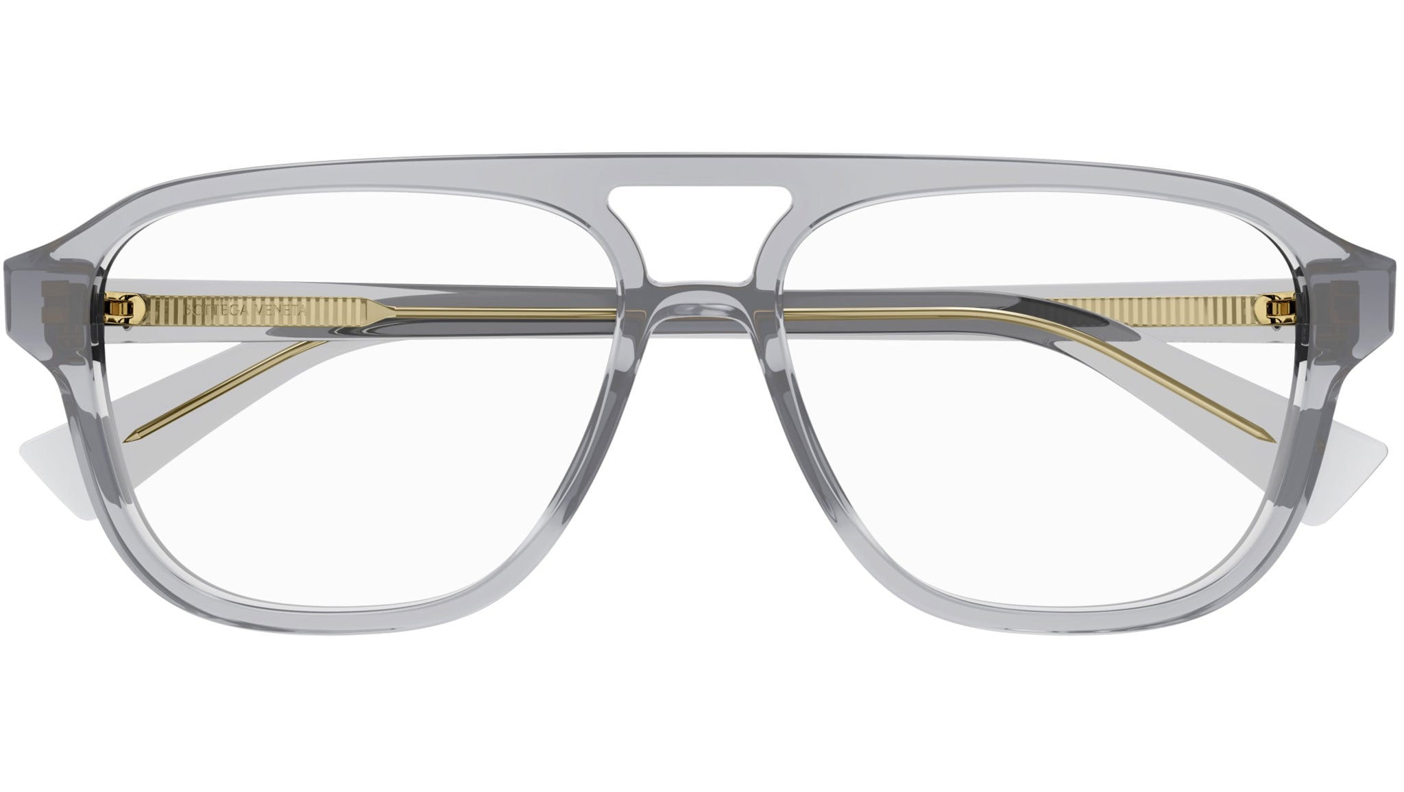 Occhiali da vista BOTTEGA VENETA BV1294O Shiny transparent light grey