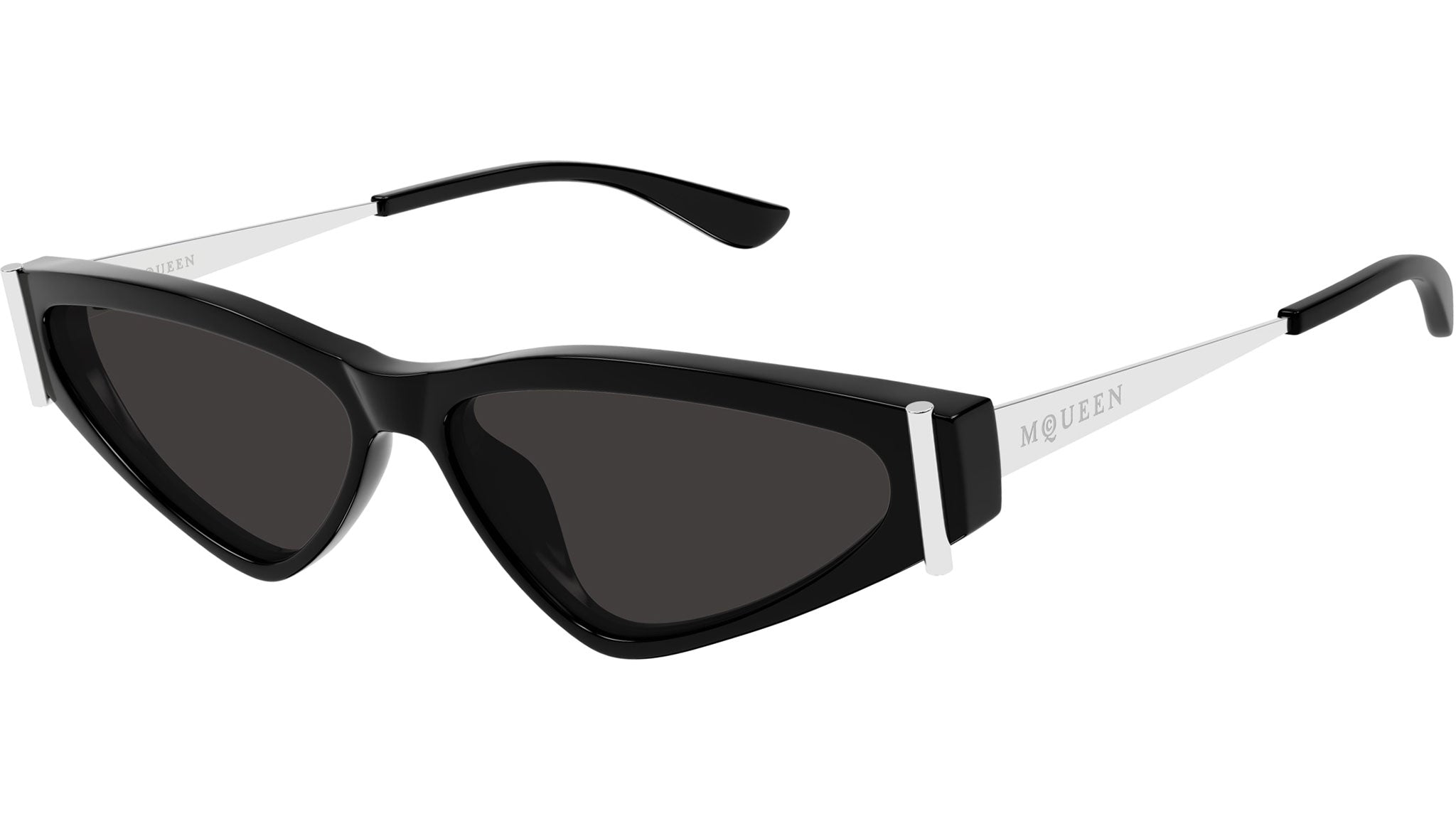 Occhiali da sole ALEXANDER MCQUEEN AM0493S Shiny solid black