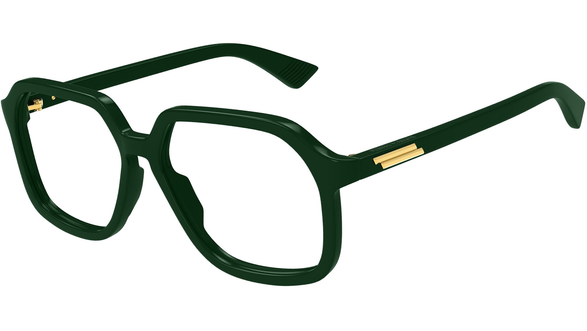 Occhiali da vista BOTTEGA VENETA BV1329O Shiny solid dark green