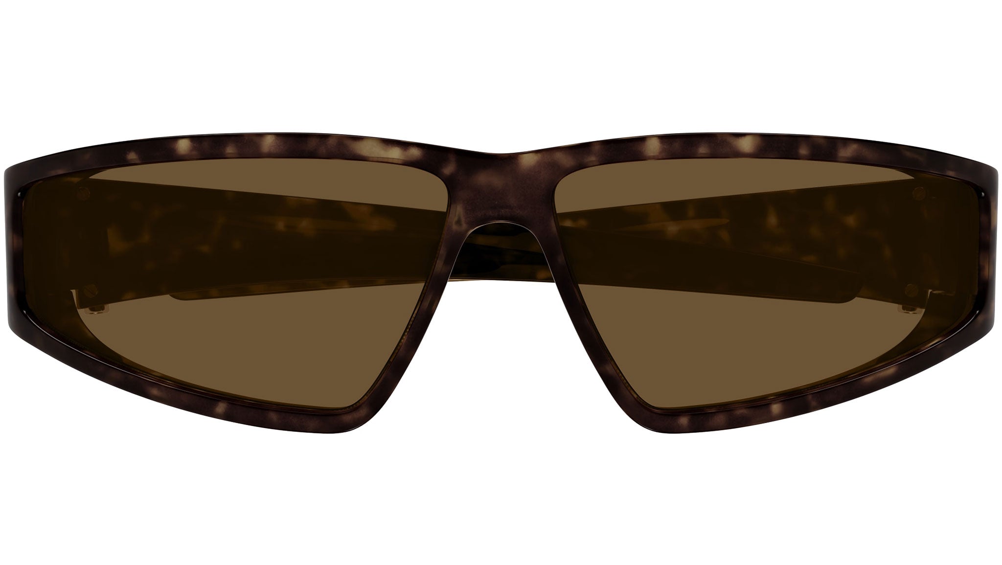 Occhiali da sole ALEXANDER MCQUEEN AM0490S Shiny dark havana