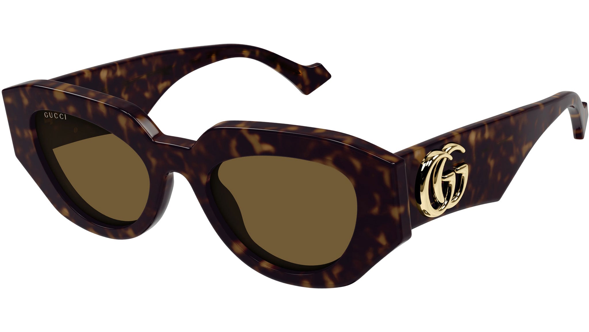 Occhiali da sole GUCCI GG1421S Shiny dark havana