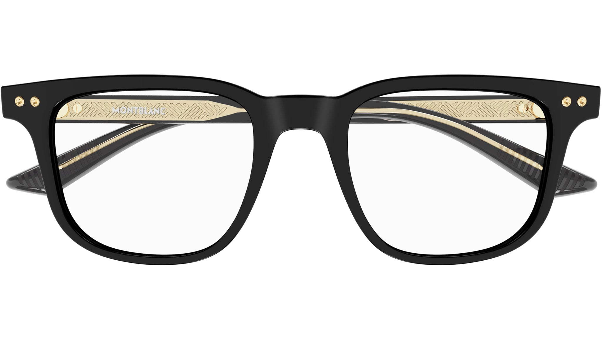 Occhiali da vista MONTBLANC MB0256O Shiny solid black