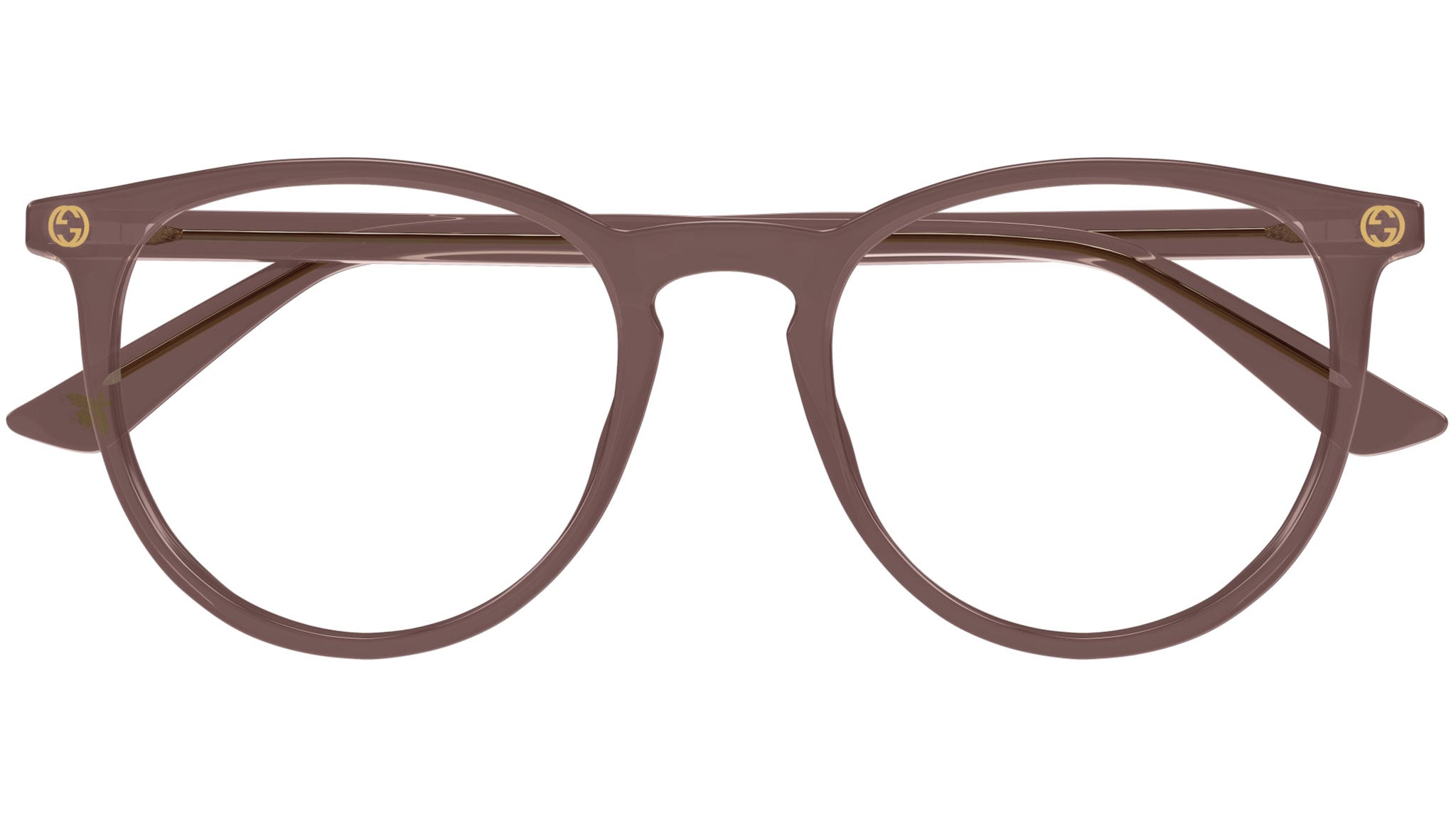 Occhiali da vista GUCCI GG0027O Shiny transparent taupe brown