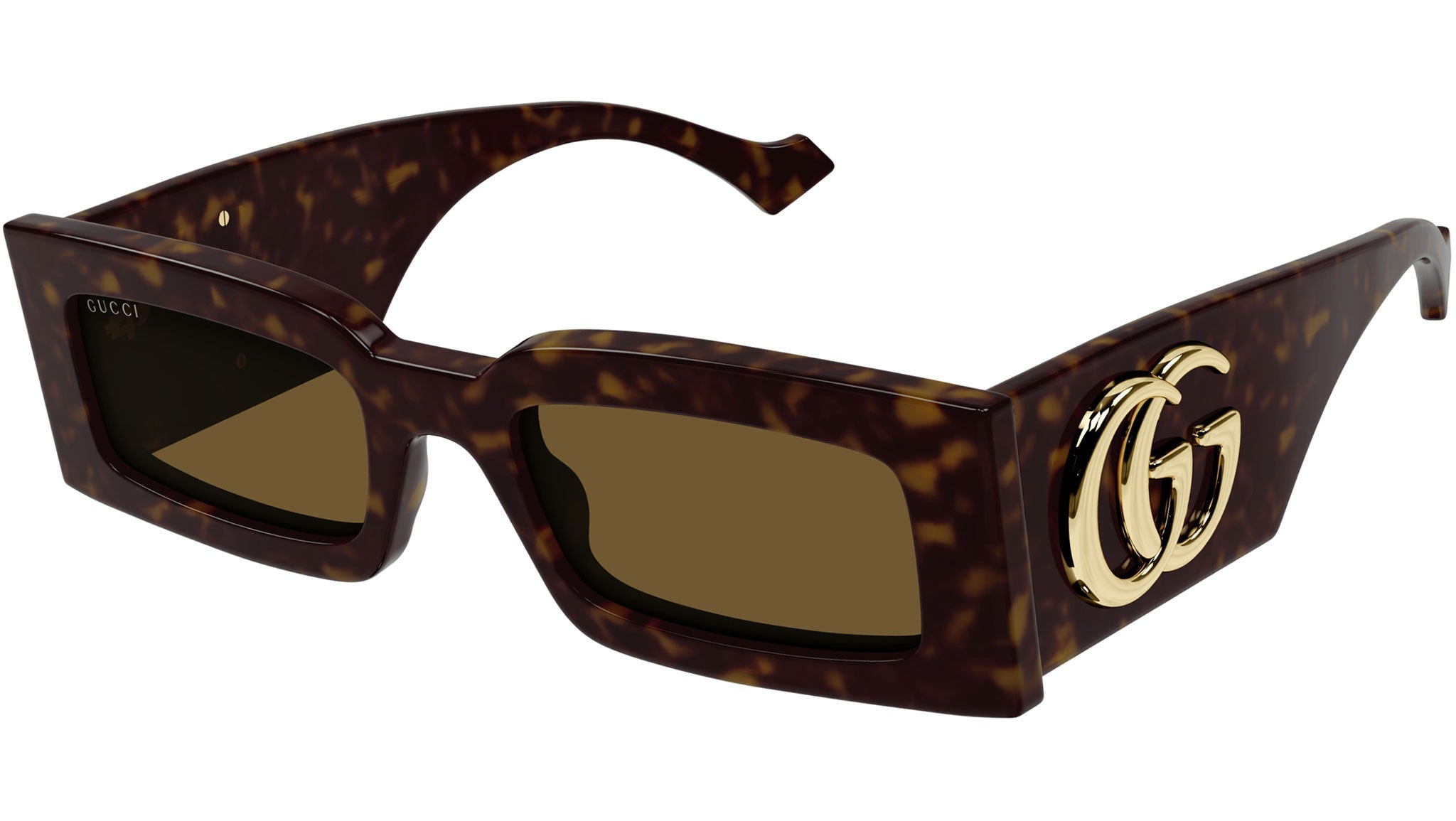 Occhiali da sole GUCCI GG1425S Shiny dark havana